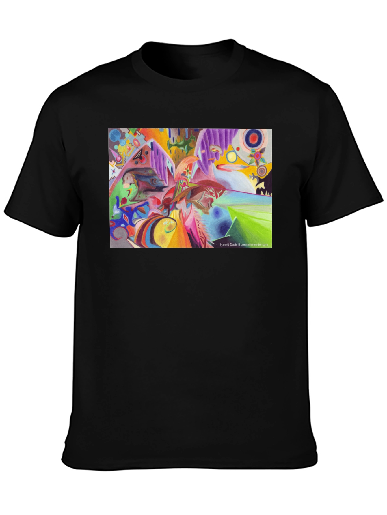 Abstract Art Print Tee - Stylish & Unique Design
