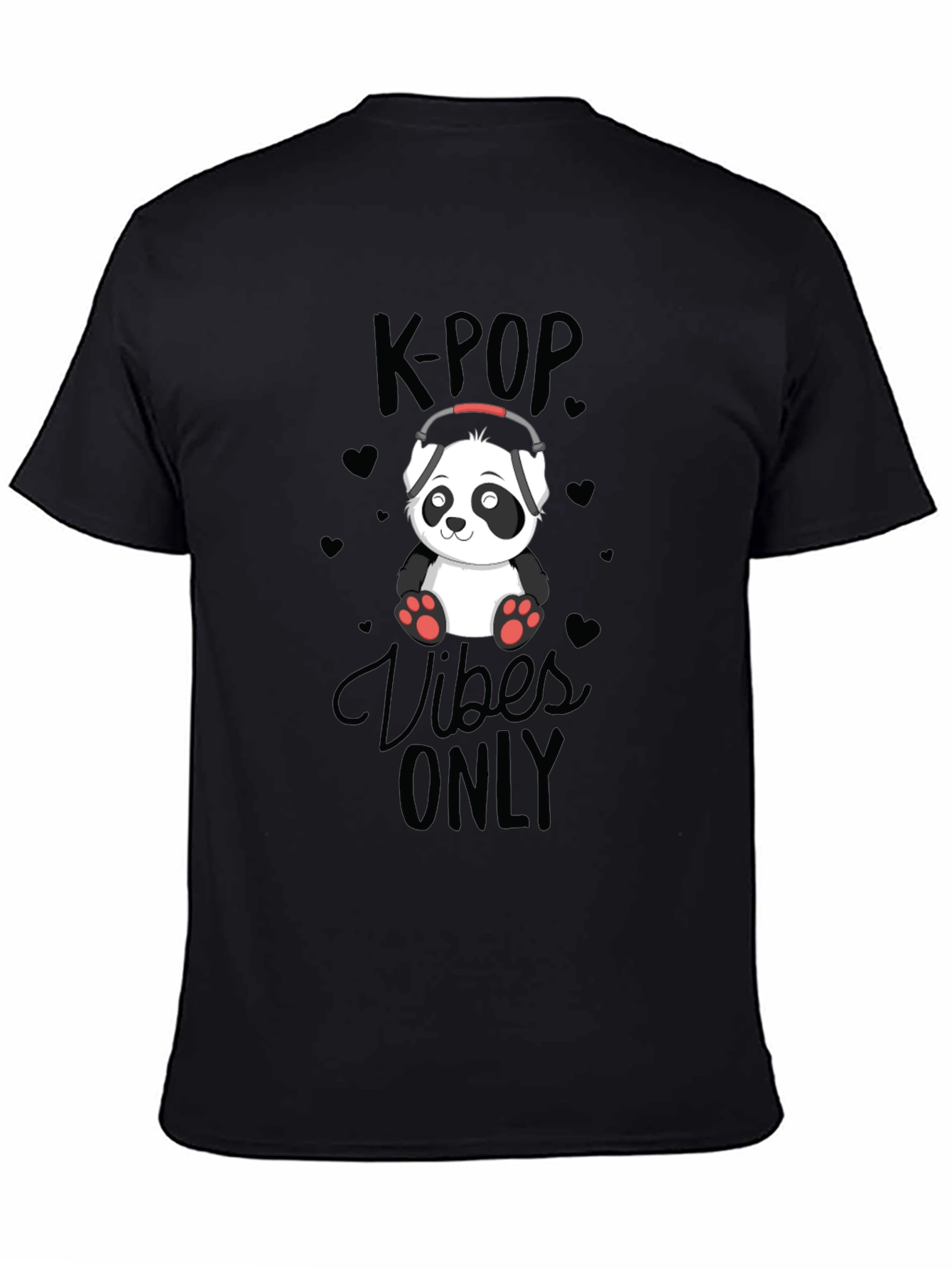 K-POP Vibes Only Panda T-Shirt