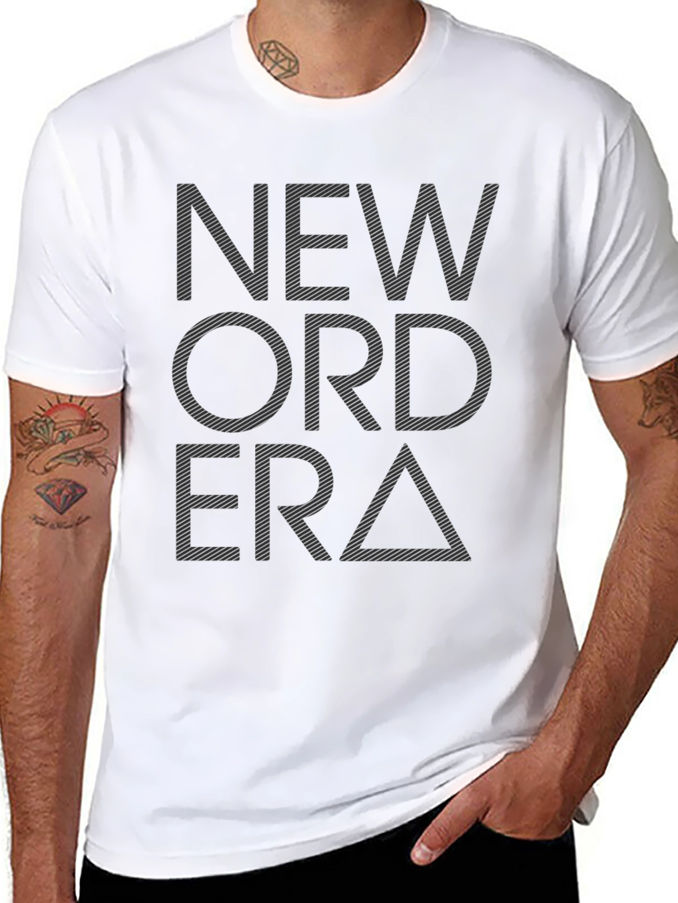 New Order Era Graphic T-Shirt - Black