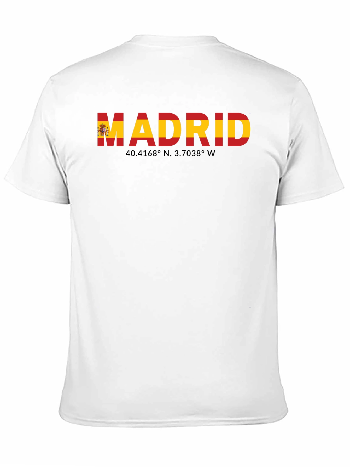 Madrid Spain Flag T-Shirt