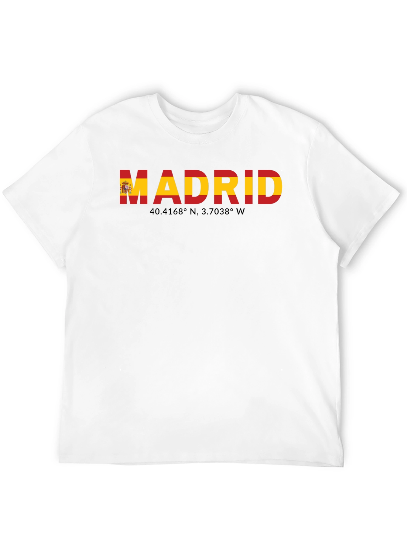 Madrid Spain Flag T-Shirt