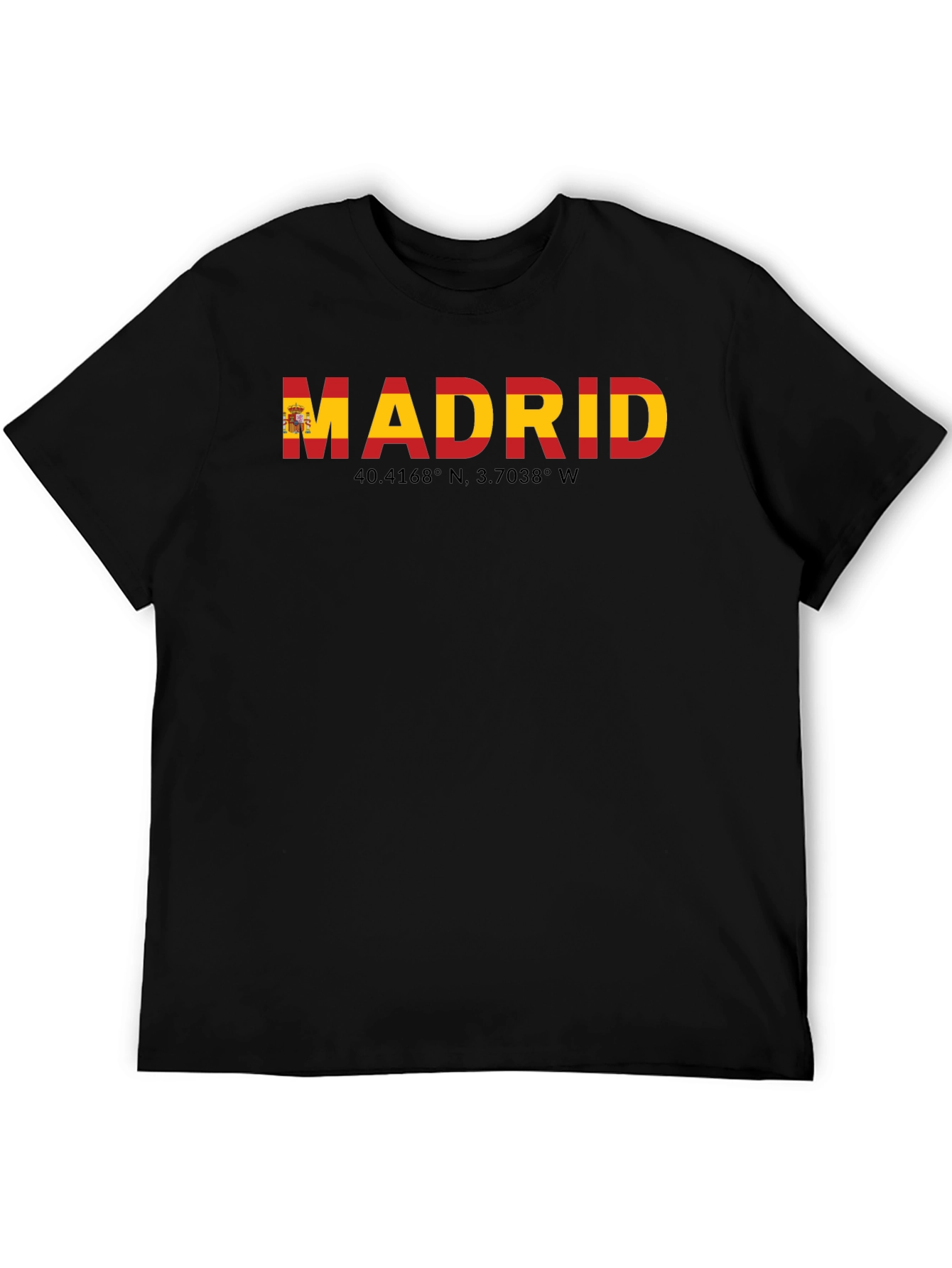 Madrid Spain Flag T-Shirt