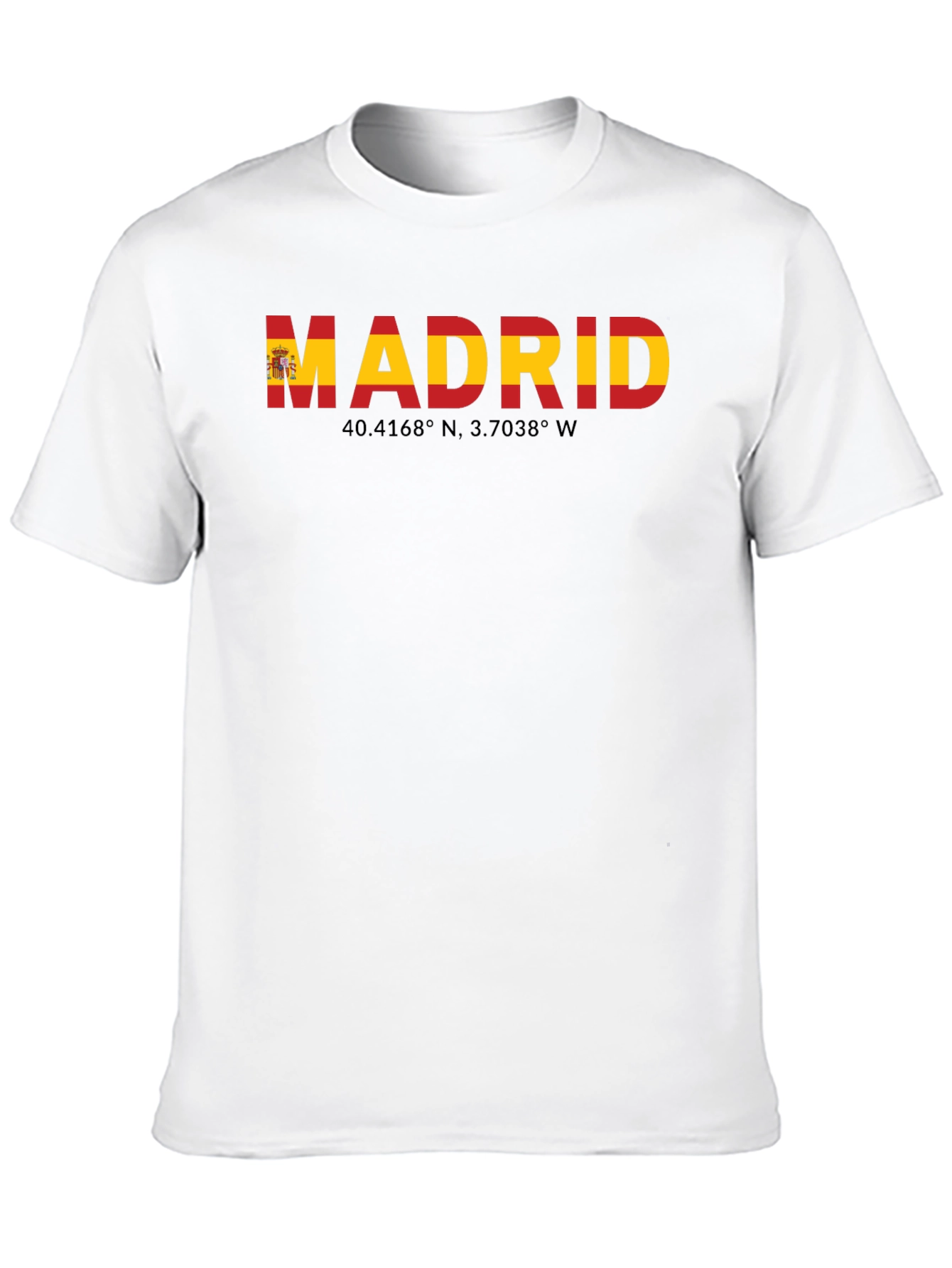 Madrid Spain Flag T-Shirt