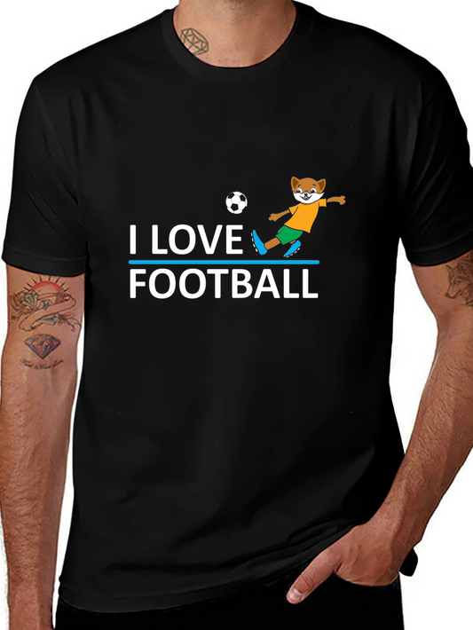 I Love Football T-Shirt - Soccer Fox