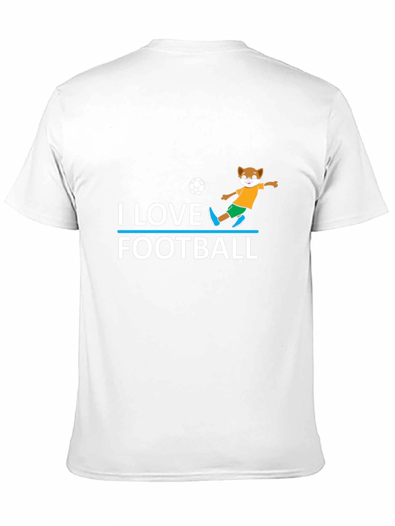 I Love Football T-Shirt - Soccer Fox