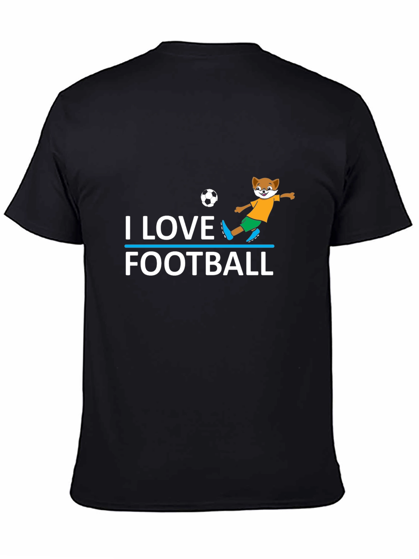I Love Football T-Shirt - Soccer Fox