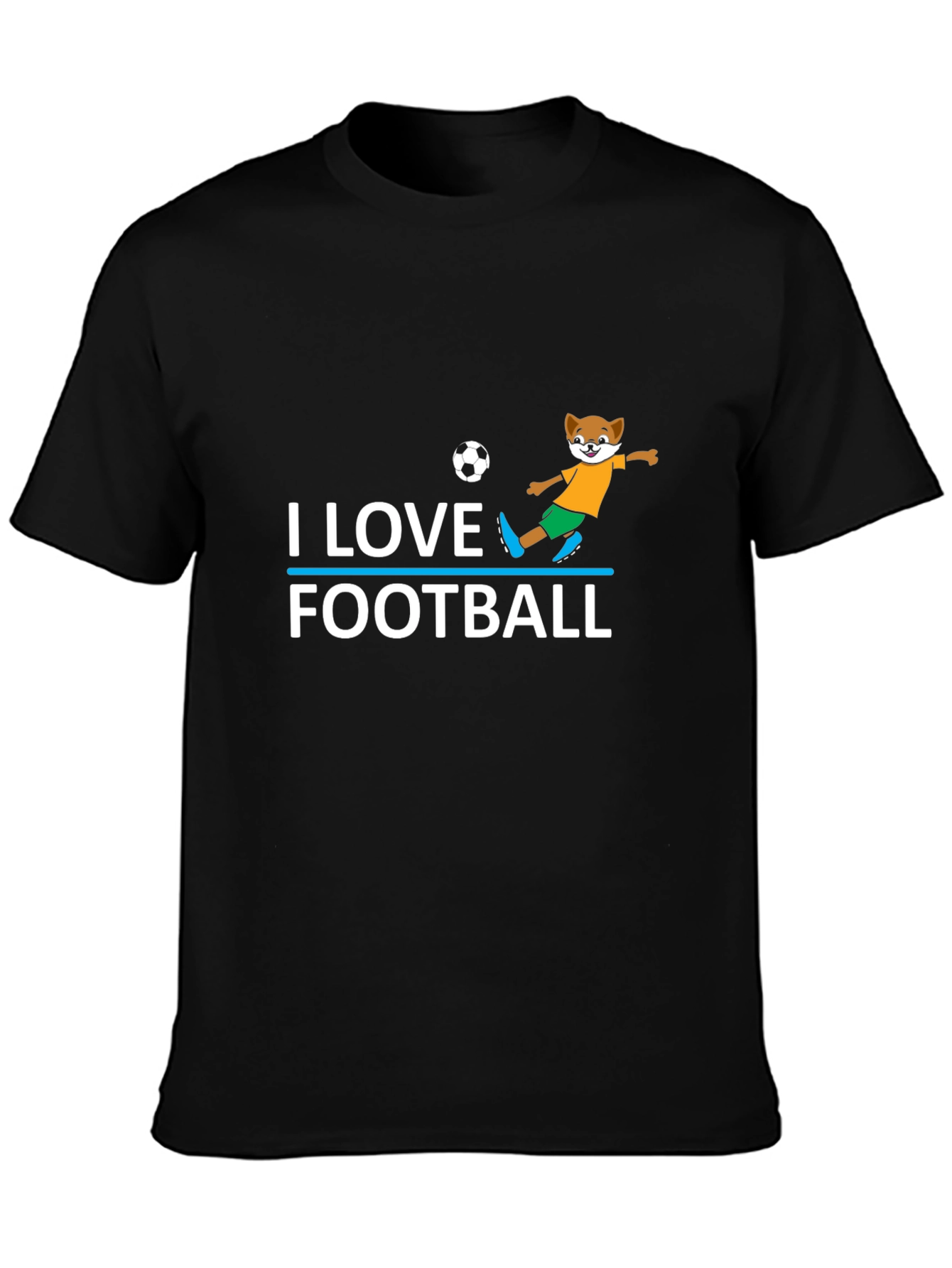 I Love Football T-Shirt - Soccer Fox