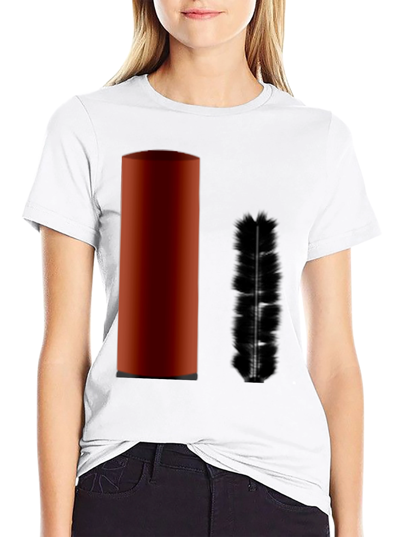 Plunger & Brush Graphic Black T-Shirt