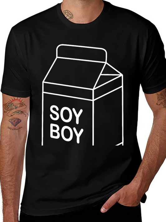 Soy Boy T-Shirt - Black Graphic Tee