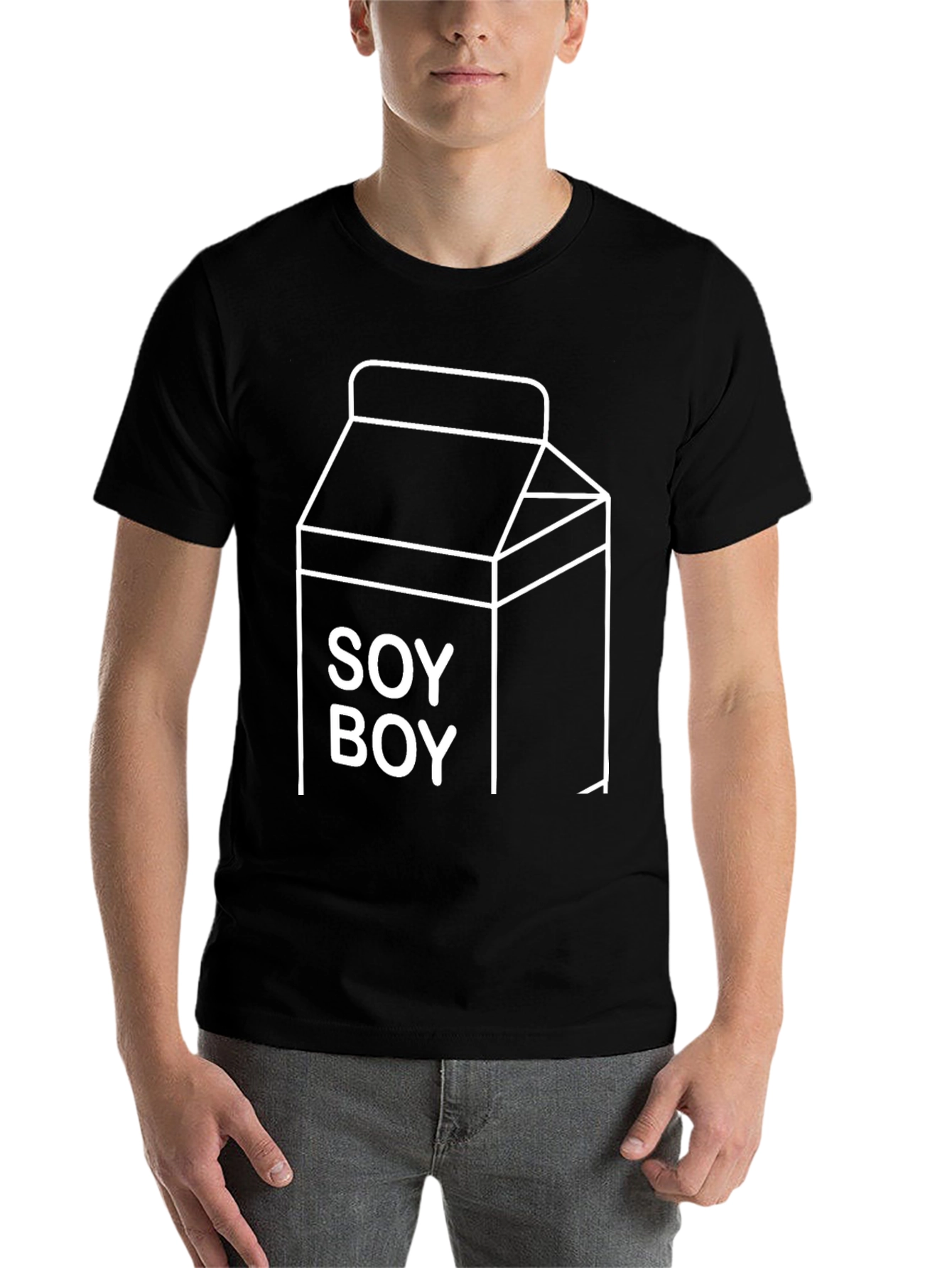 Soy Boy T-Shirt - Black Graphic Tee