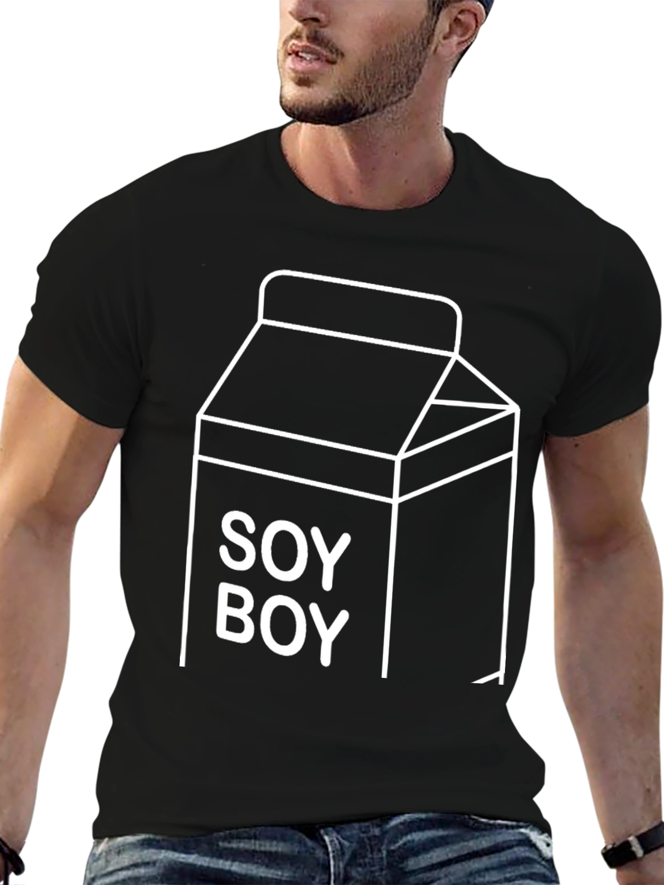 Soy Boy T-Shirt - Black Graphic Tee