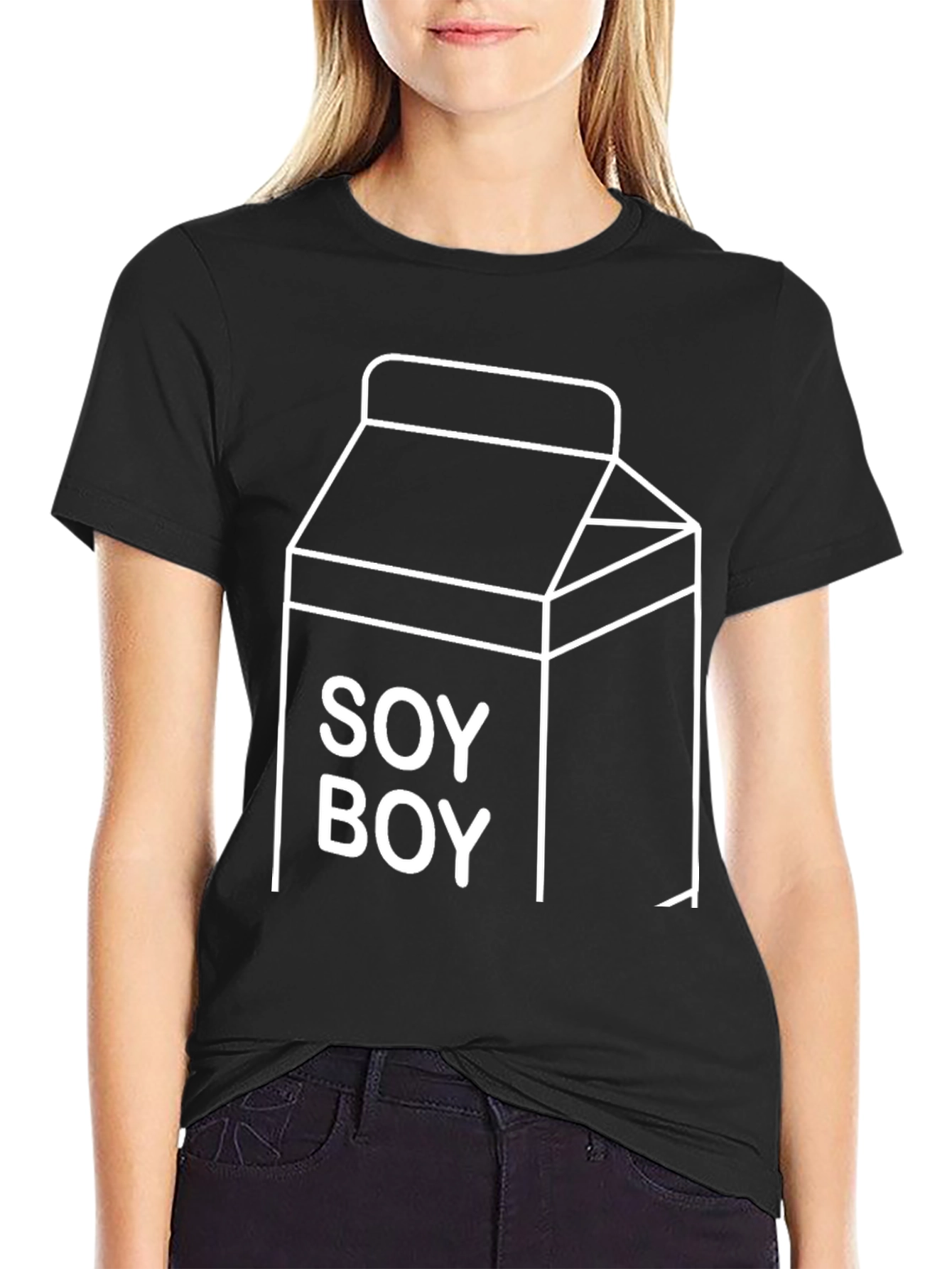 Soy Boy T-Shirt - Black Graphic Tee