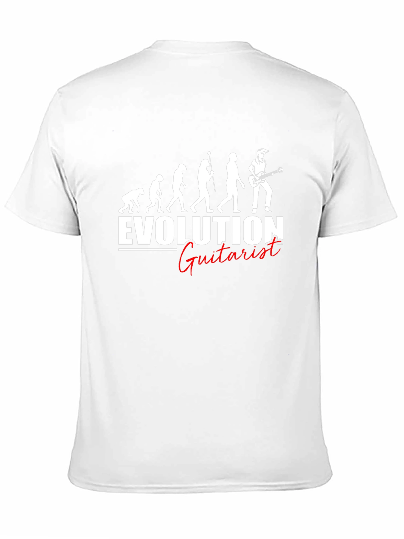 Evolution of Guitarist Black T-Shirt