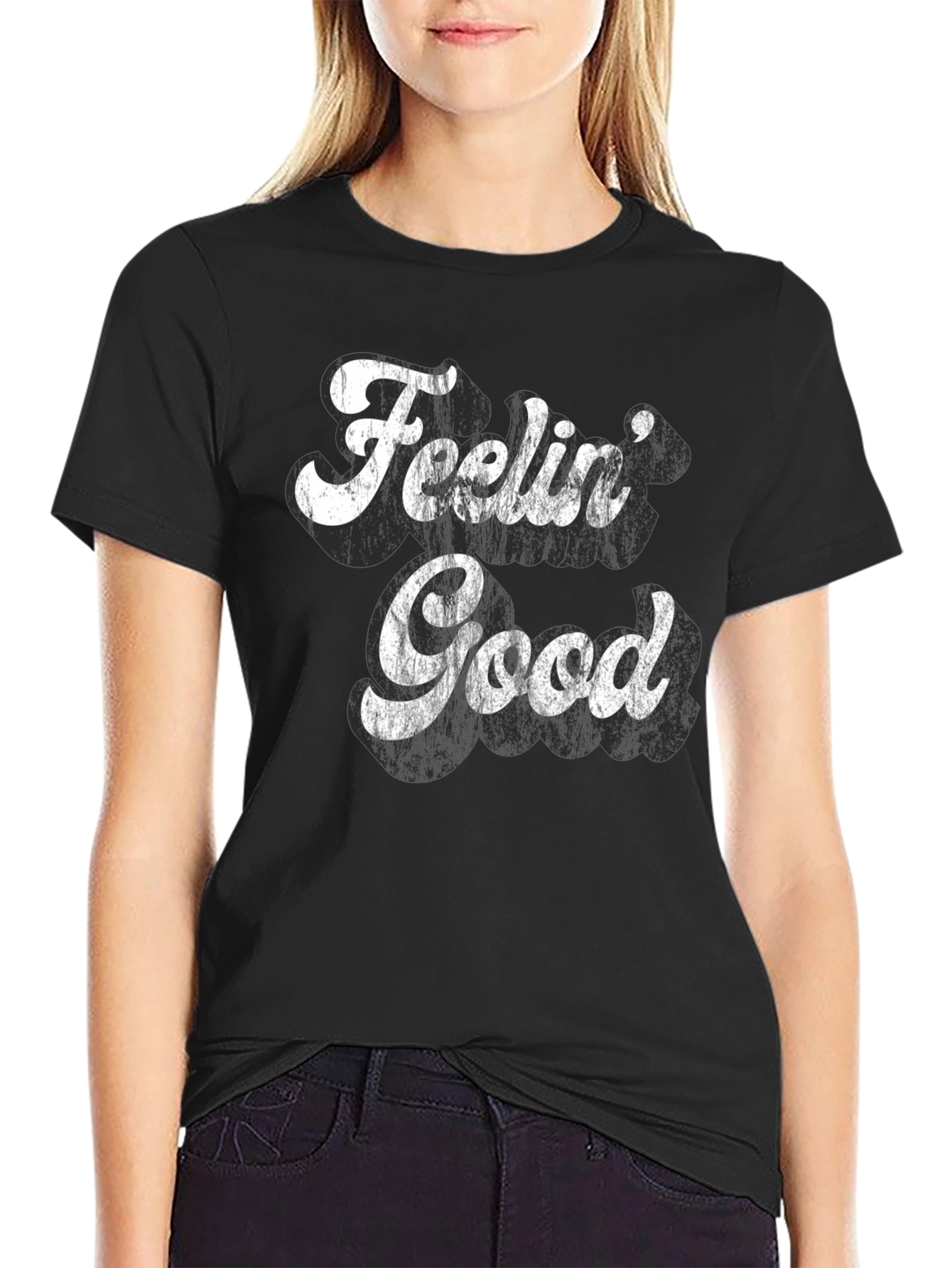 Feelin Good Retro Graphic Tee - Comfort Fit