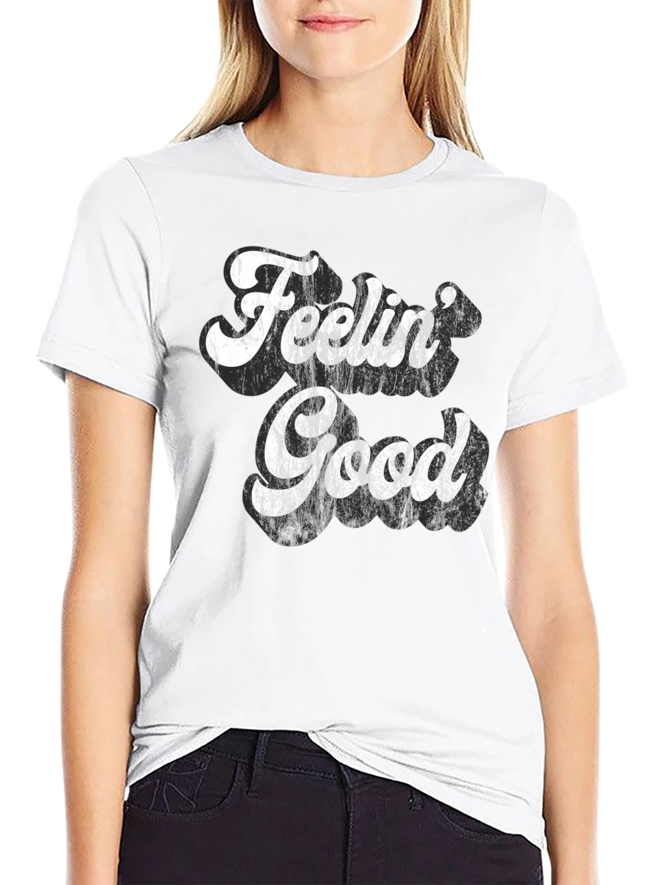 Feelin Good Retro Graphic Tee - Comfort Fit