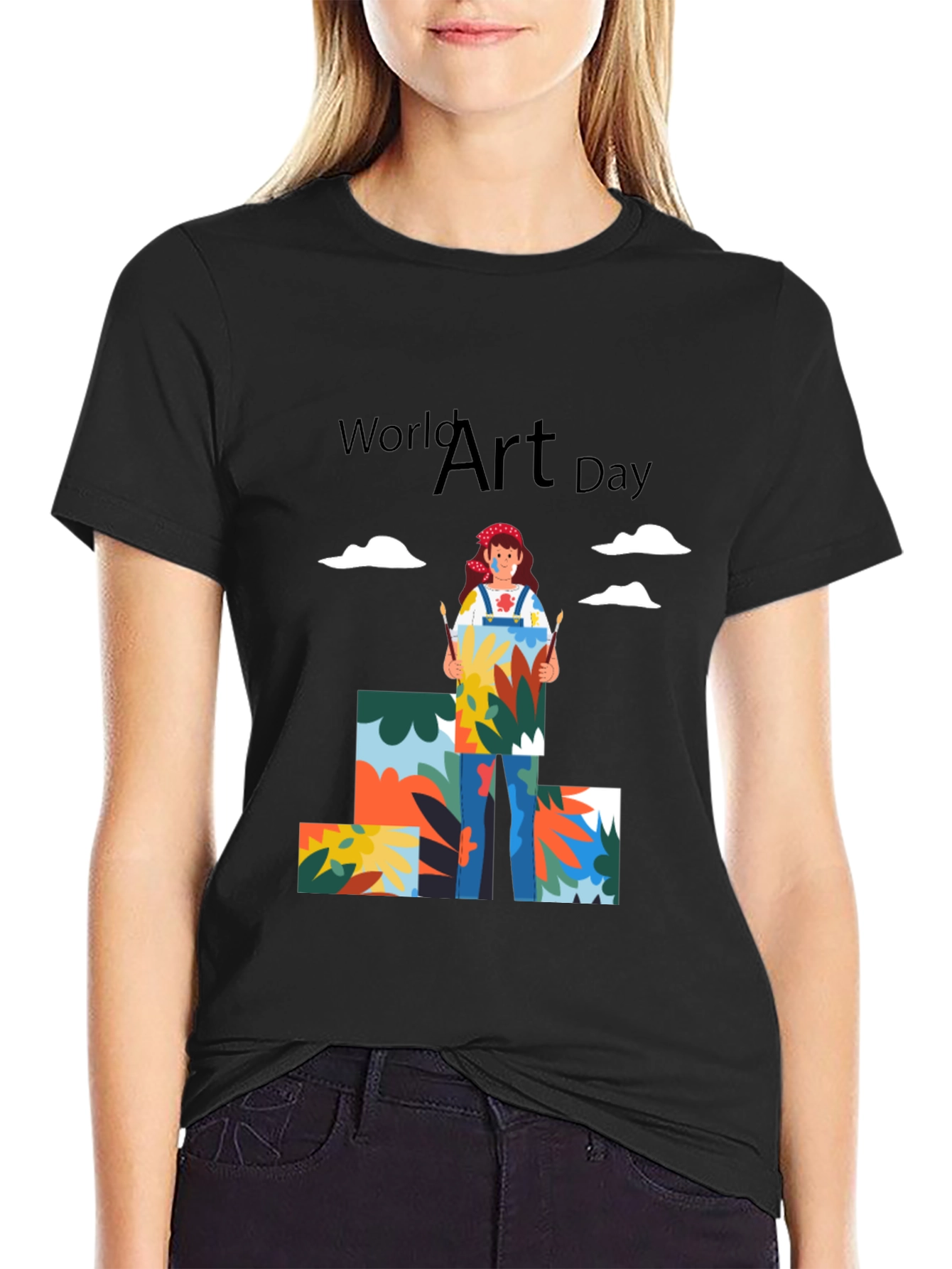 World Art Day Graphic T-Shirt