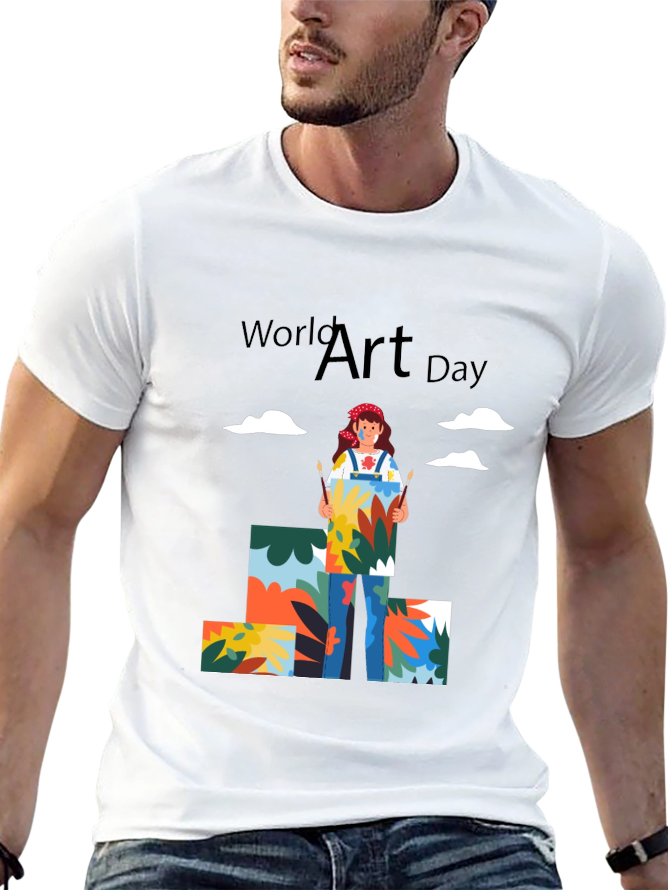 World Art Day Graphic T-Shirt