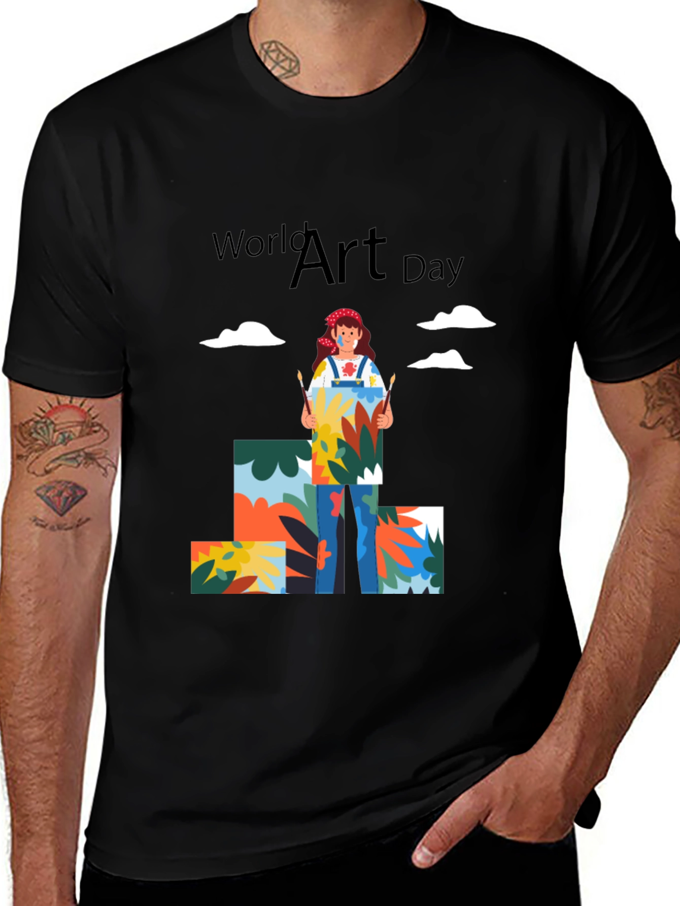 World Art Day Graphic T-Shirt