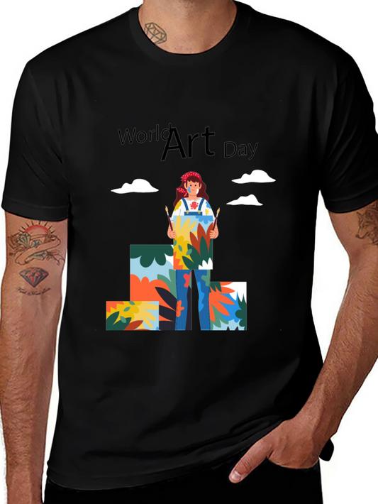 World Art Day Graphic T-Shirt