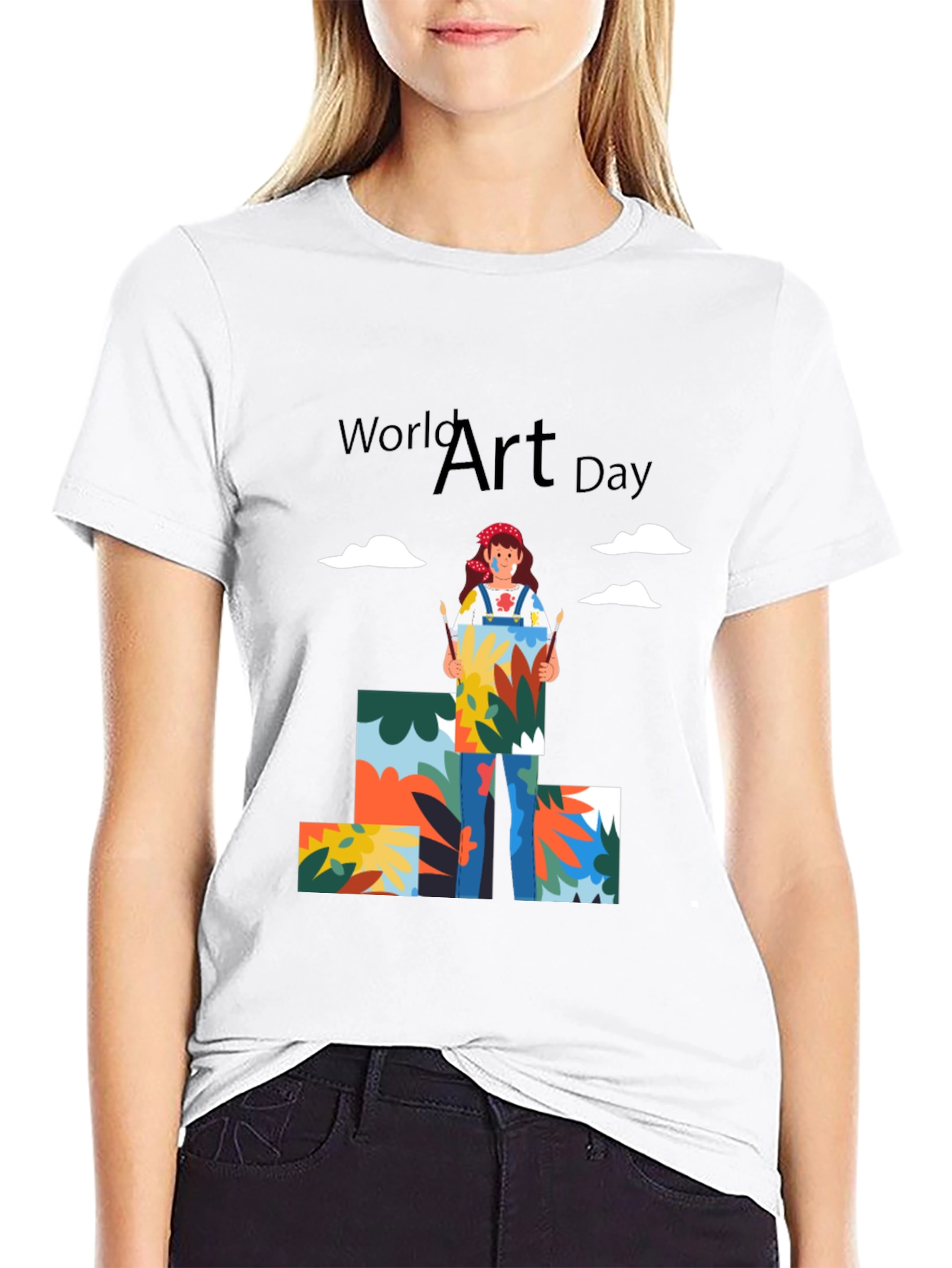 World Art Day Graphic T-Shirt