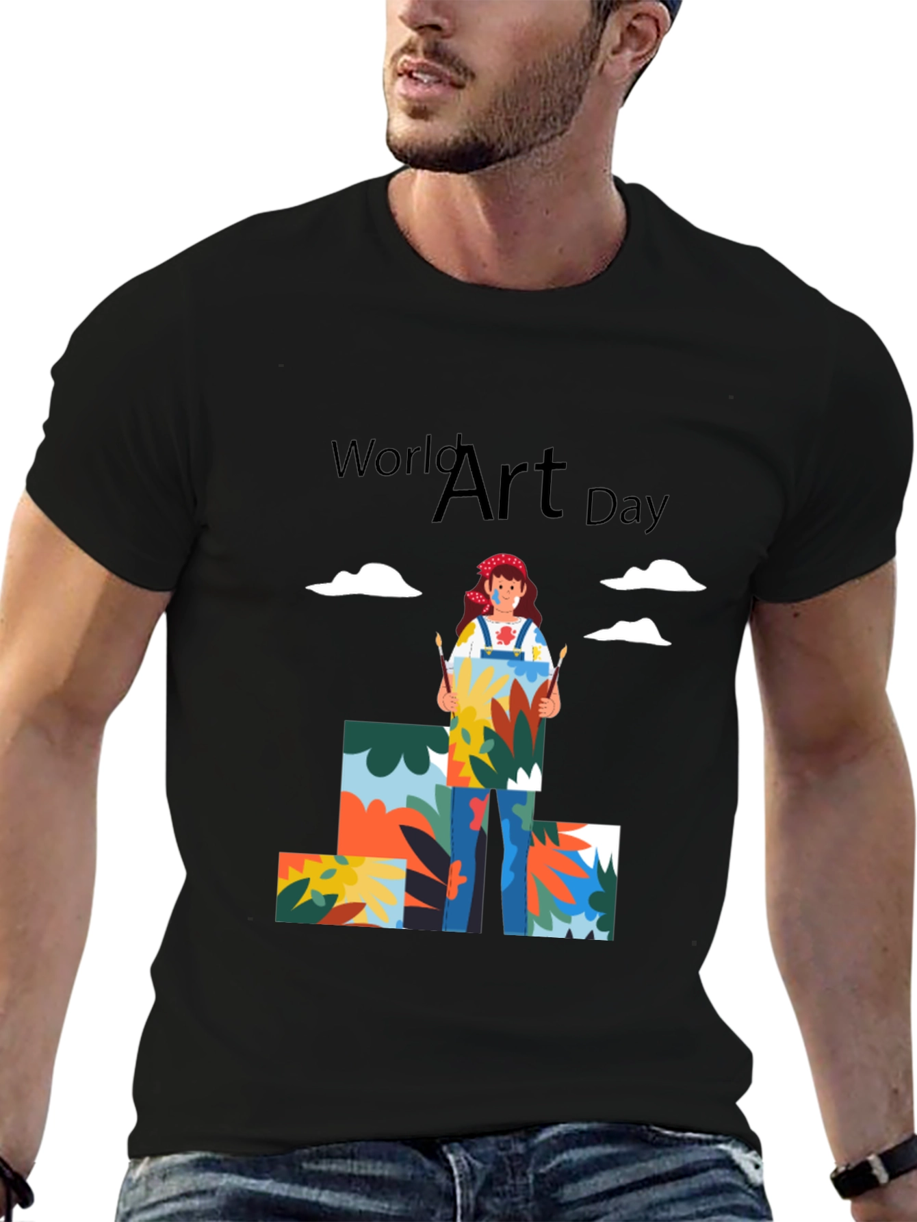 World Art Day Graphic T-Shirt