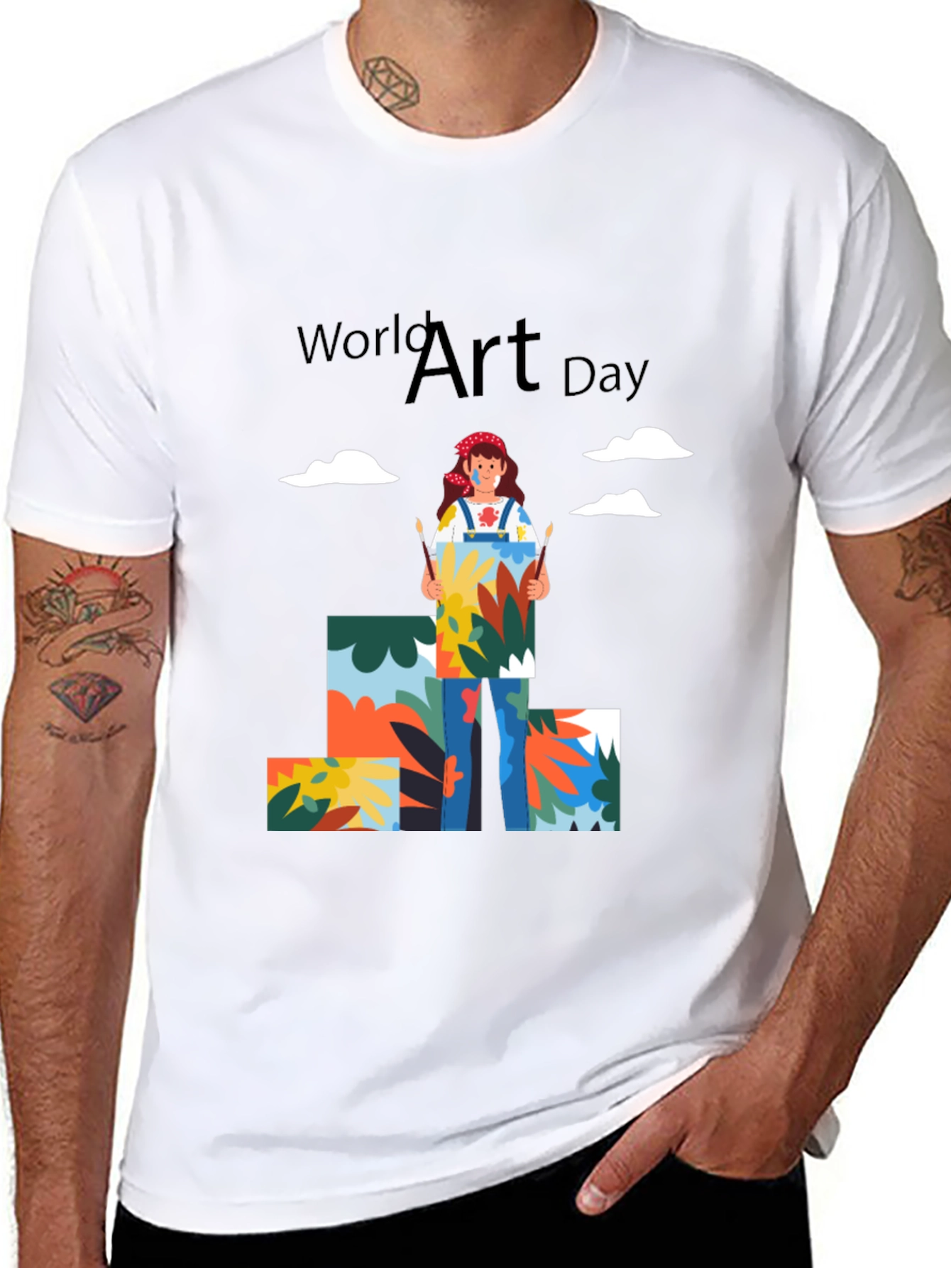 World Art Day Graphic T-Shirt