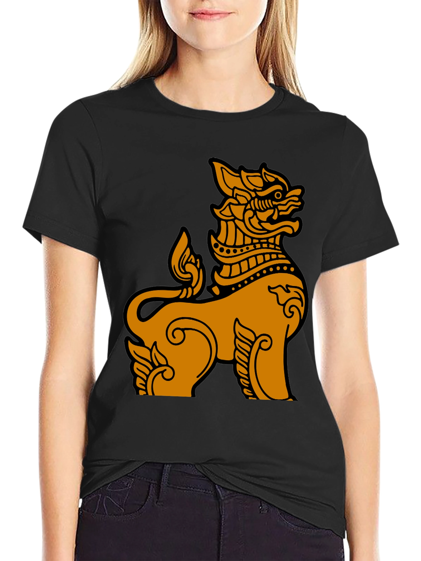 Thai Lion Graphic Tee - Unique Design