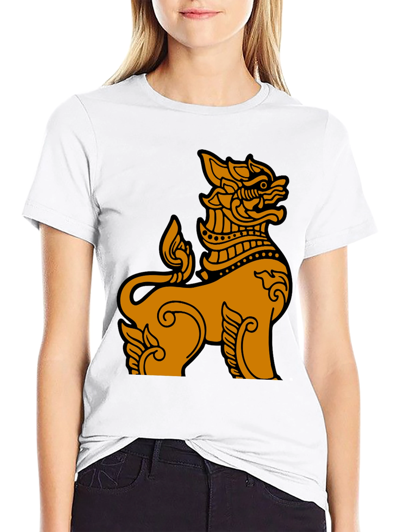 Thai Lion Graphic Tee - Unique Design