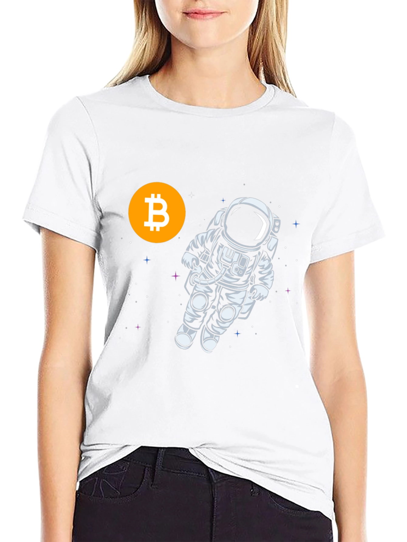 Bitcoin Astronaut Black T-Shirt