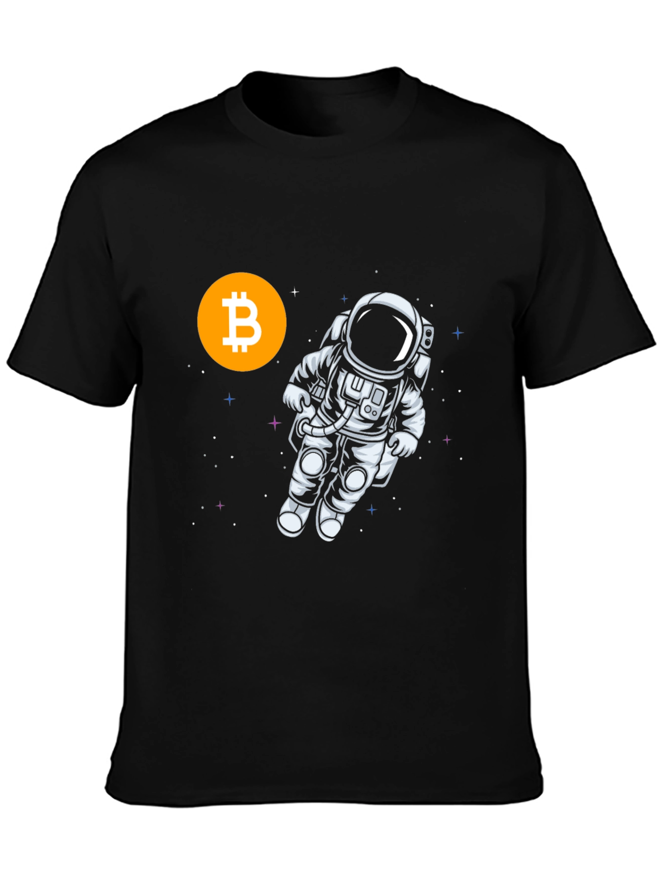 Bitcoin Astronaut Black T-Shirt