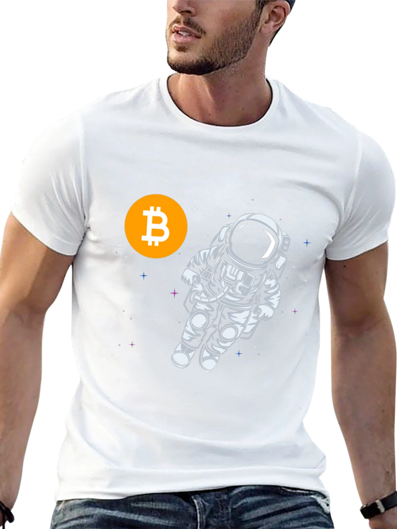 Bitcoin Astronaut Black T-Shirt