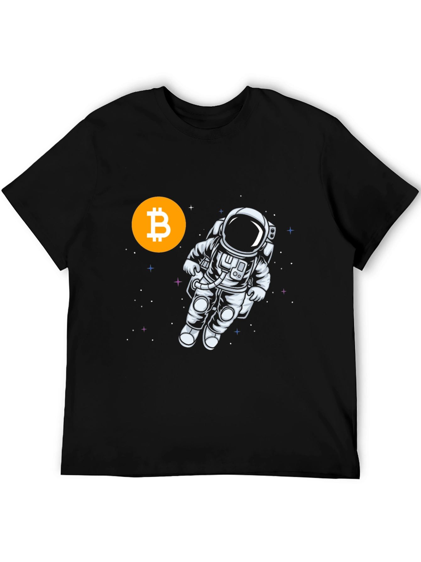 Bitcoin Astronaut Black T-Shirt
