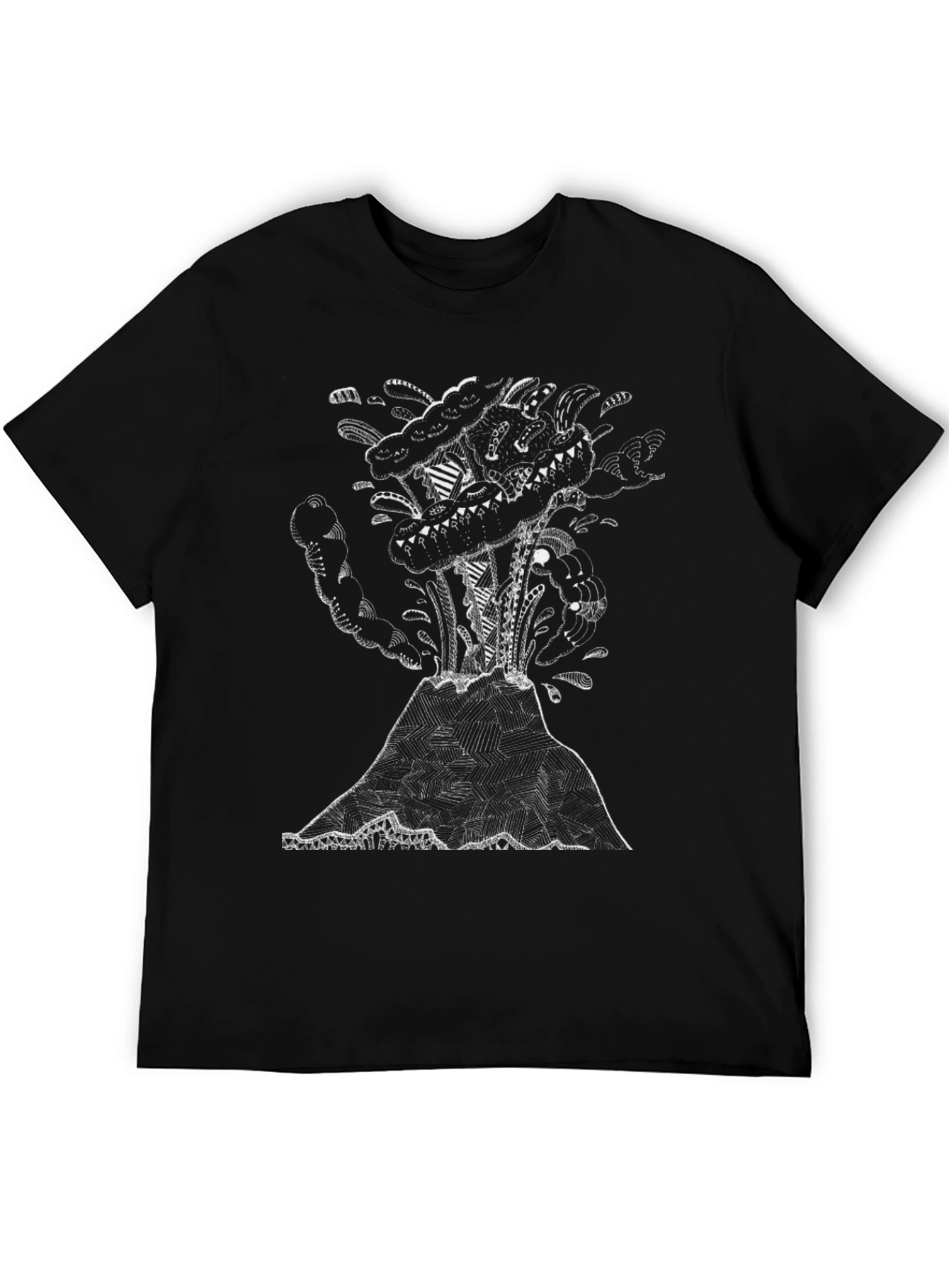 Volcano Graphic Tee - Erupting Style