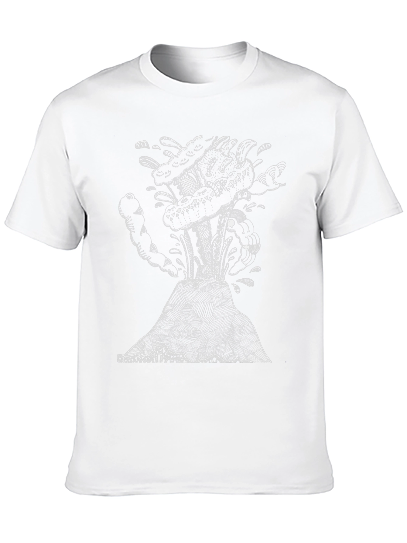 Volcano Graphic Tee - Erupting Style