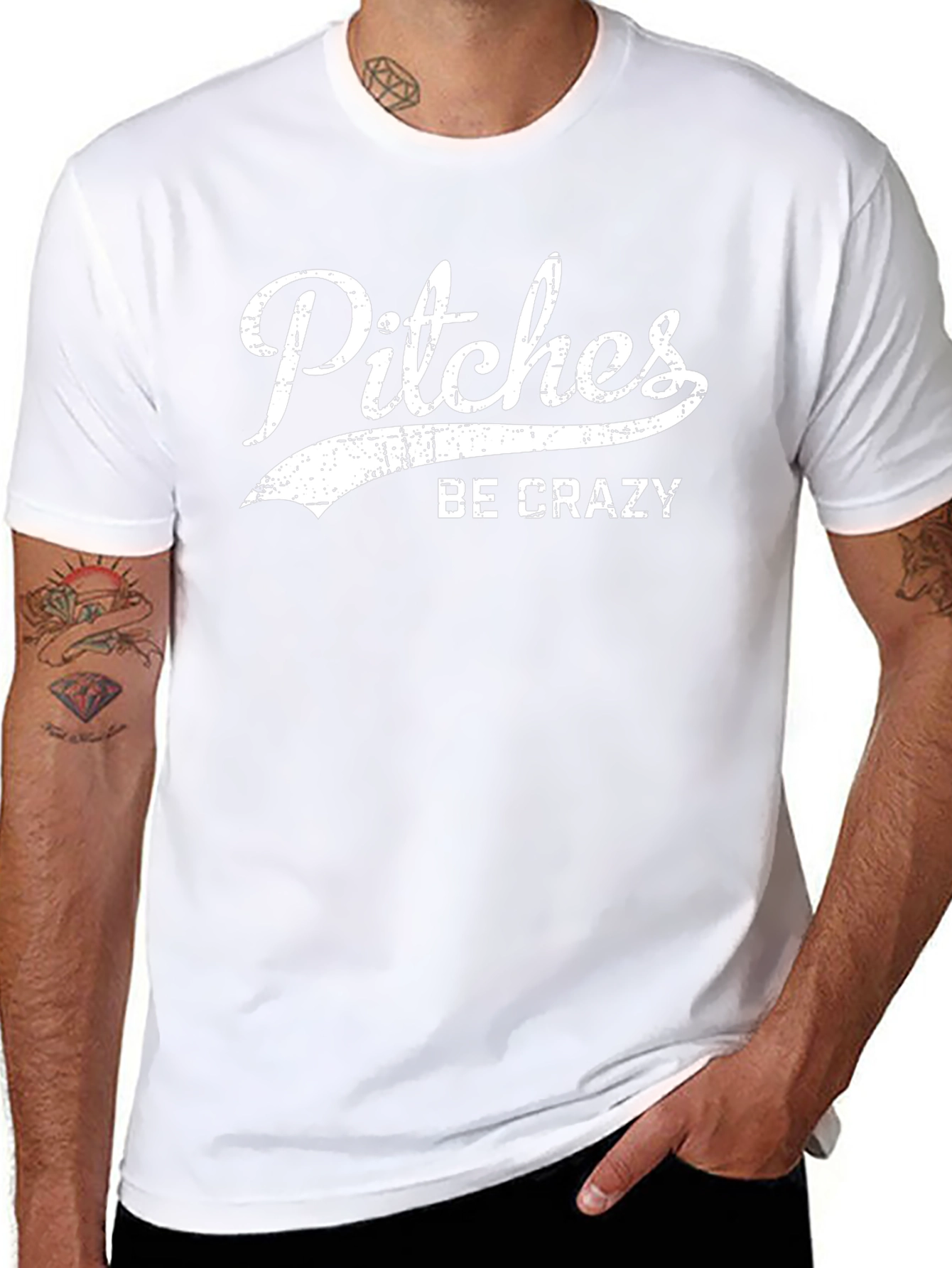 Pitches Be Crazy Graphic Tee - Classic Black T-Shirt