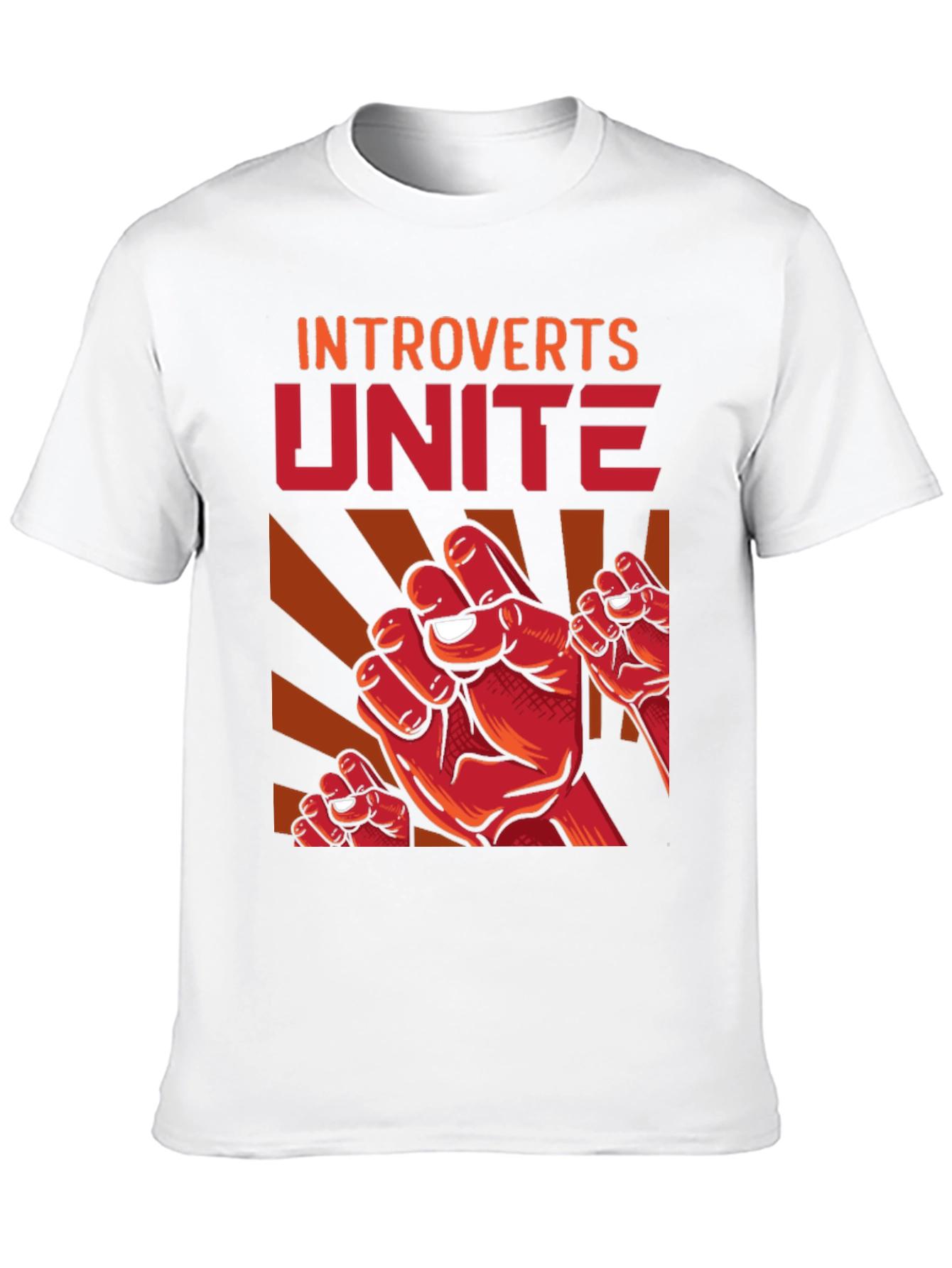 Introverts Unite Black Graphic Tee