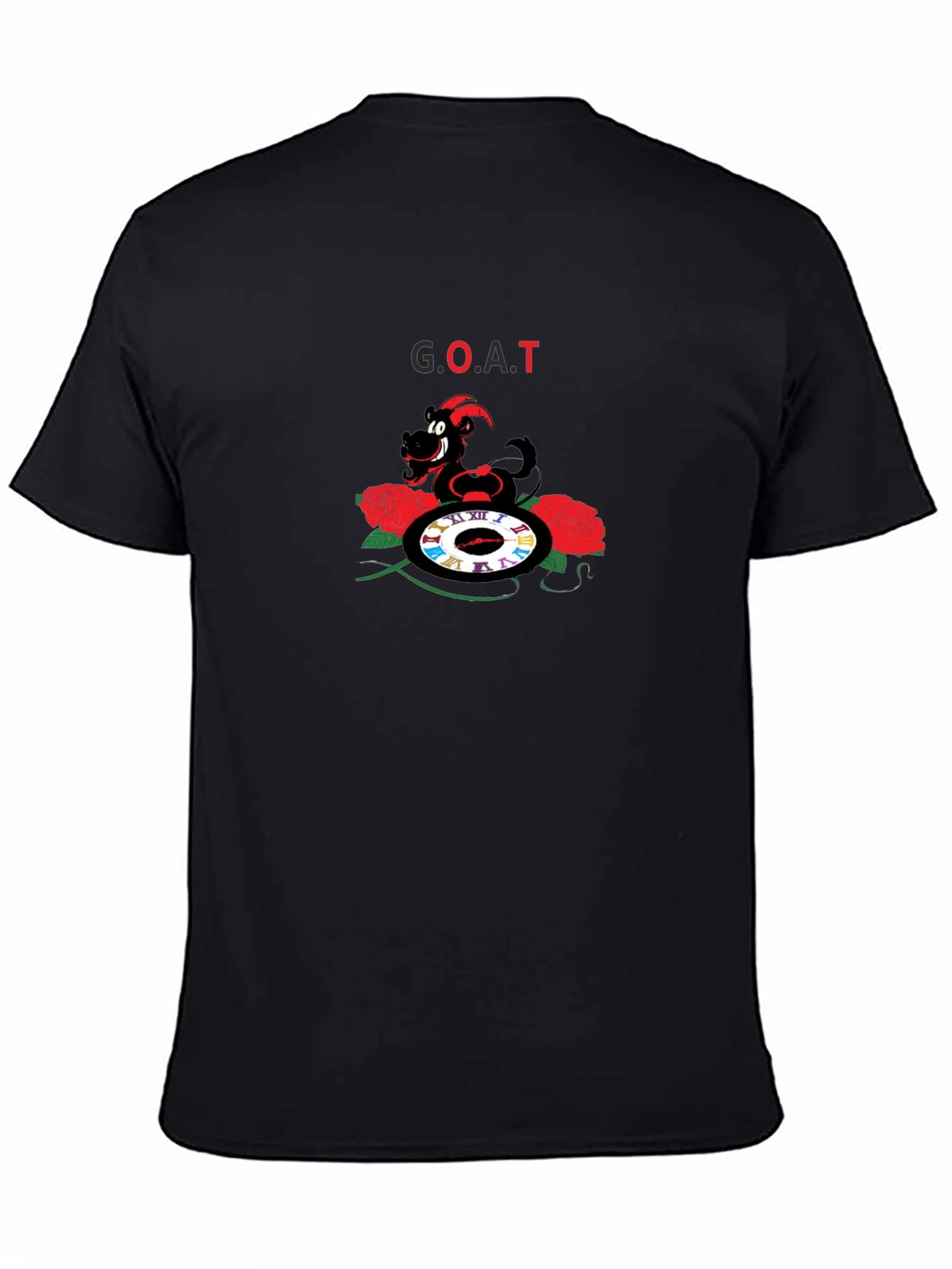 G.O.A.T Graphic Tee - Unique Cartoon Goat Design
