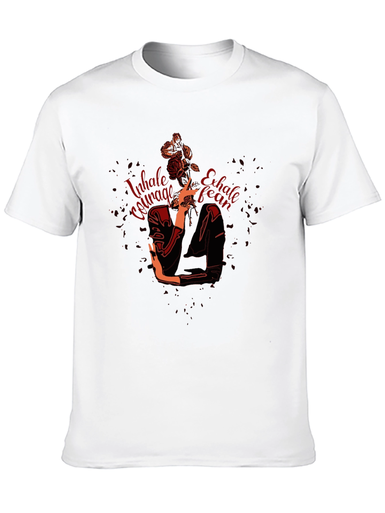Inhale Courage Graphic Tee