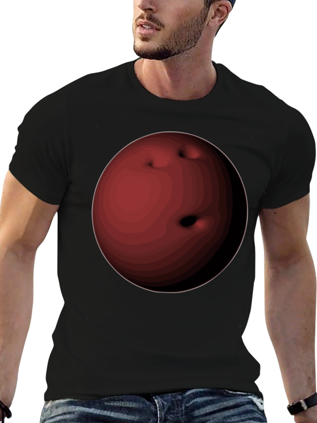 Bowling Ball Graphic T-Shirt - Cool & Unique