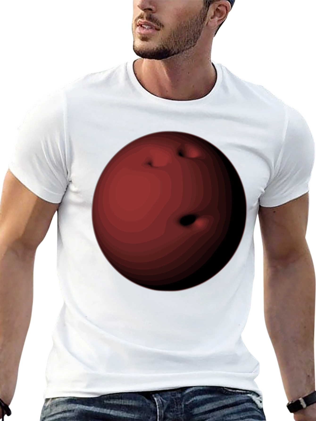 Bowling Ball Graphic T-Shirt - Cool & Unique