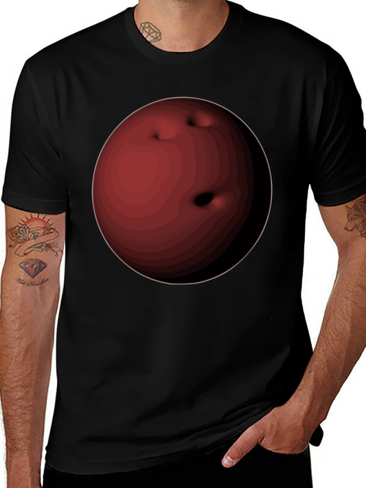 Bowling Ball Graphic T-Shirt - Cool & Unique