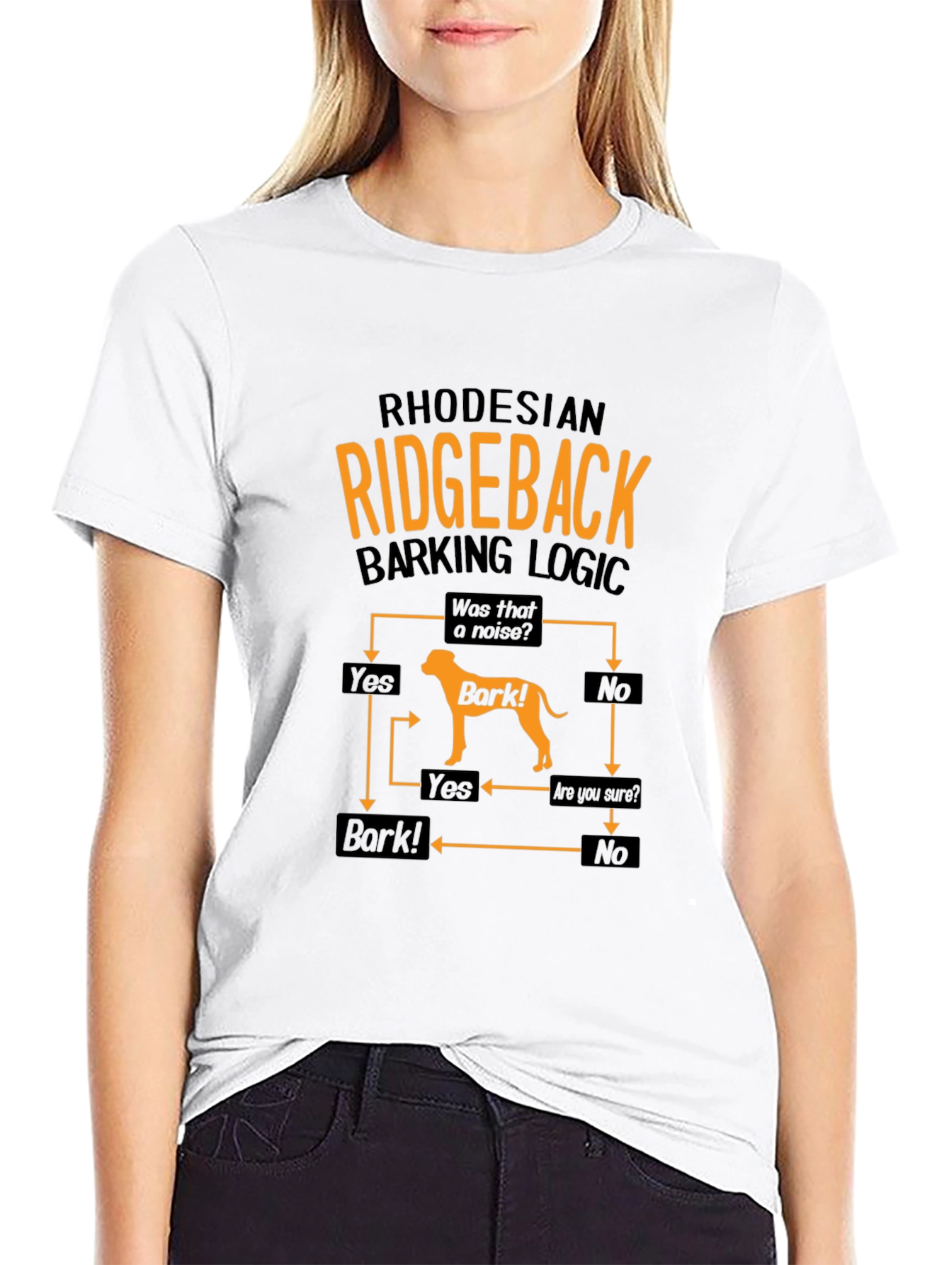 Rhodesian Ridgeback Barking Logic T-Shirt