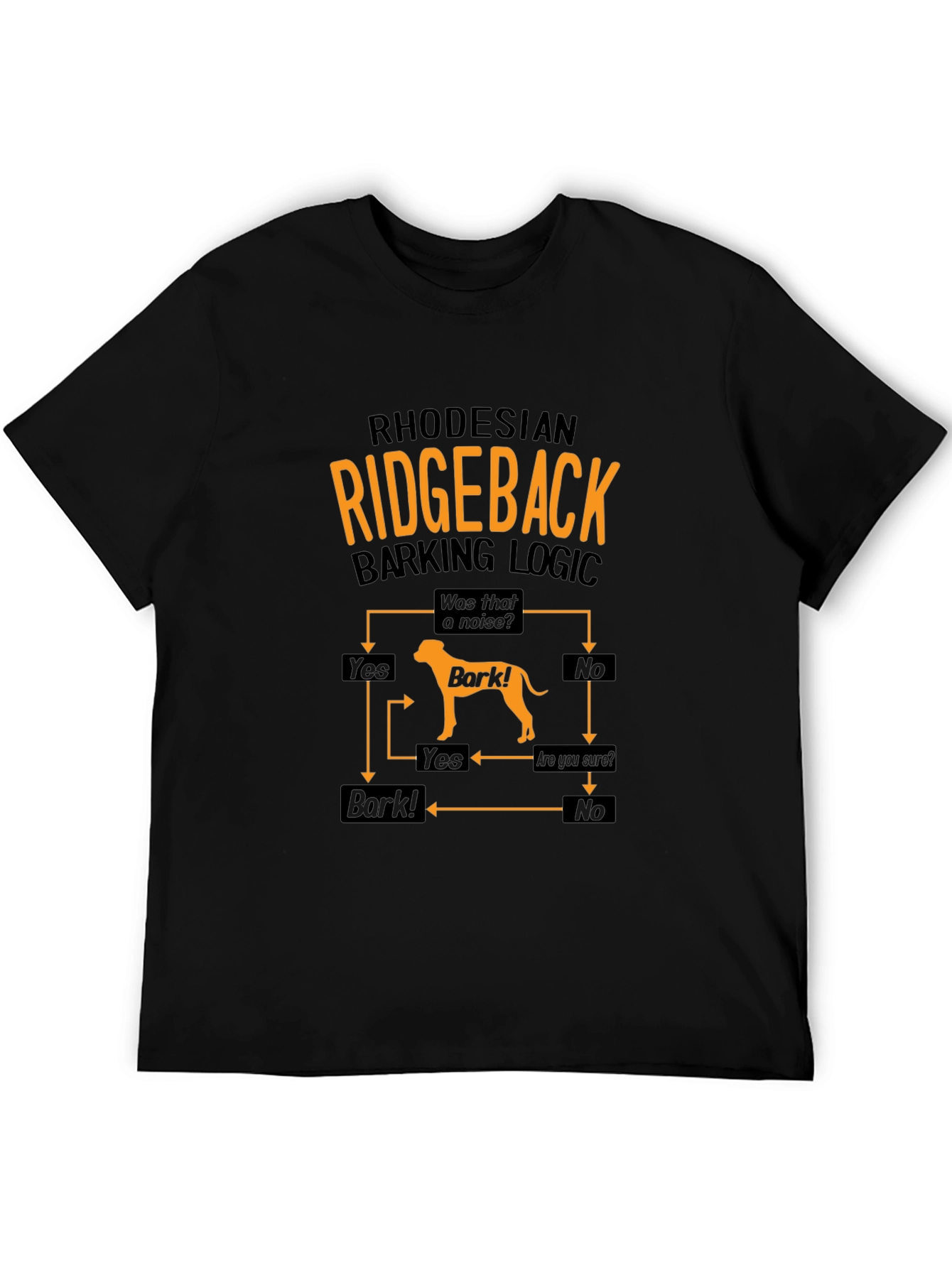 Rhodesian Ridgeback Barking Logic T-Shirt