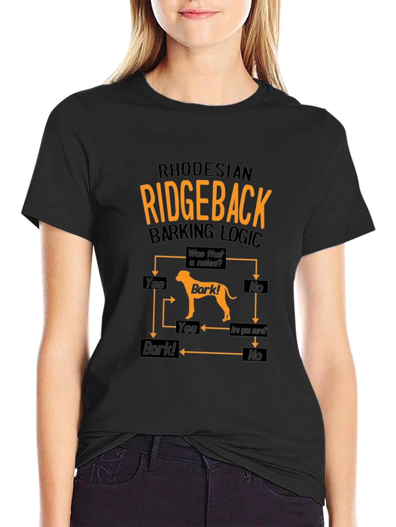 Rhodesian Ridgeback Barking Logic T-Shirt