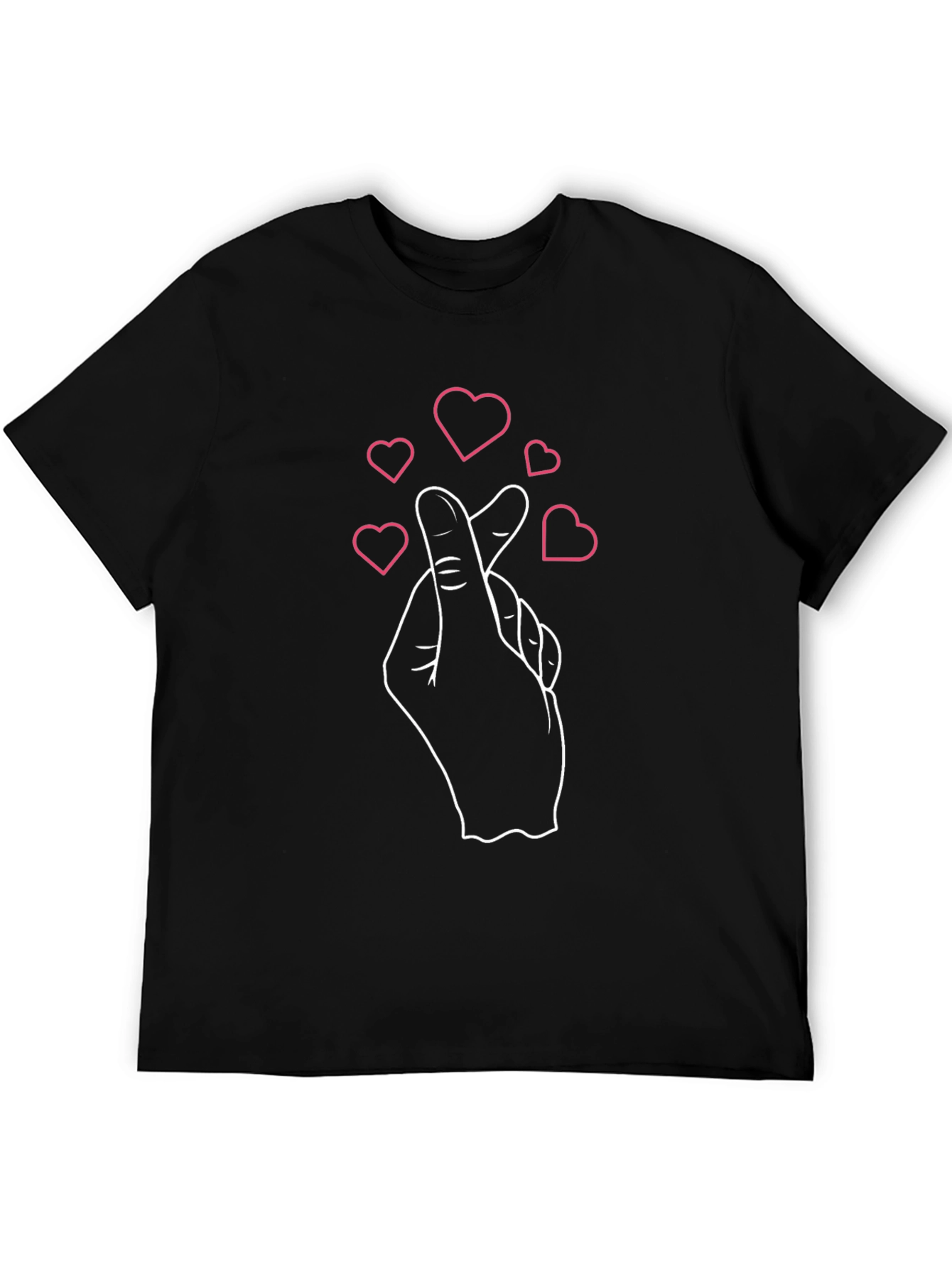 Finger Heart T-Shirt - Korean Love Sign