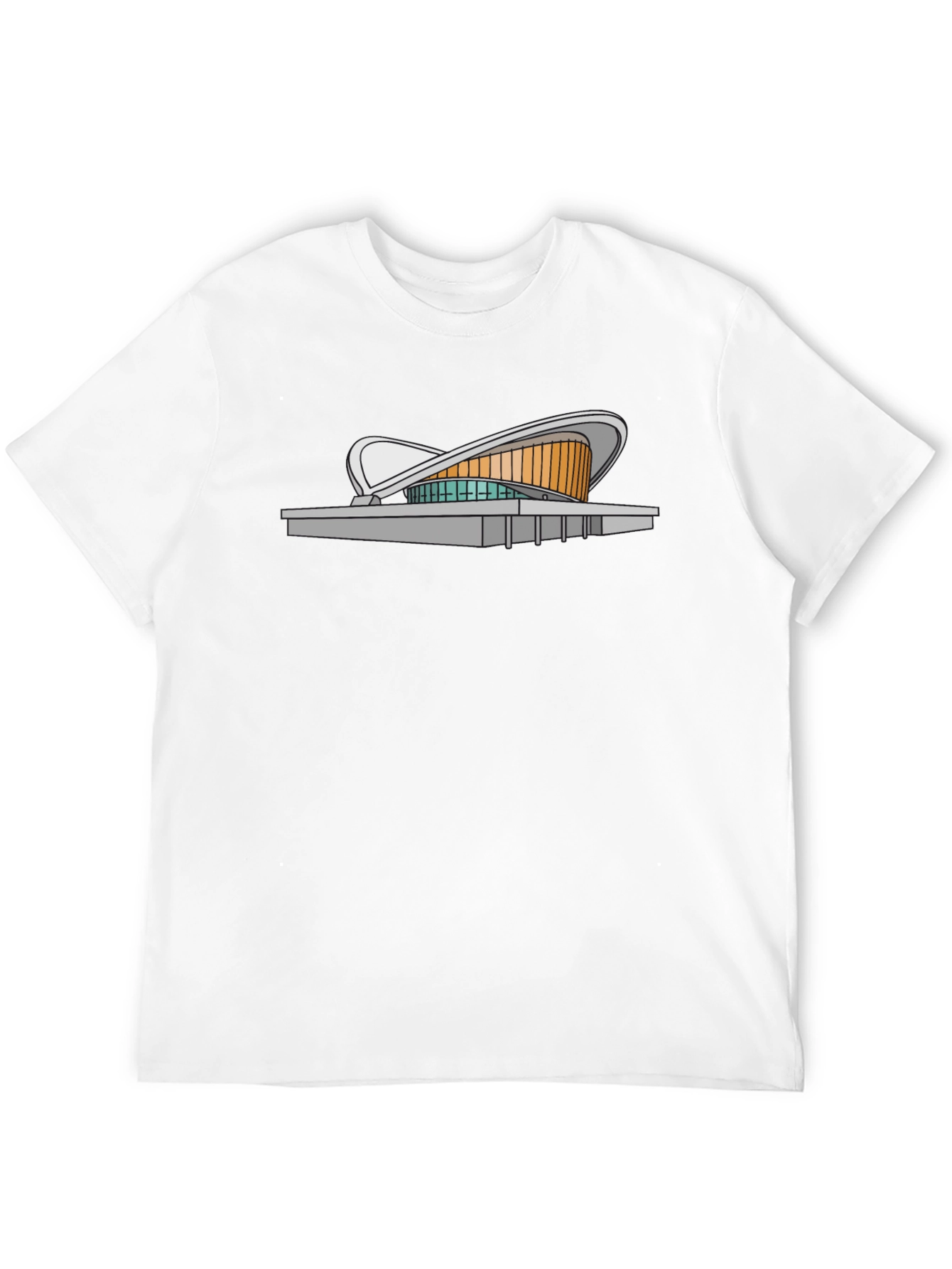 Modern Architecture Tee - Black Cotton Blend