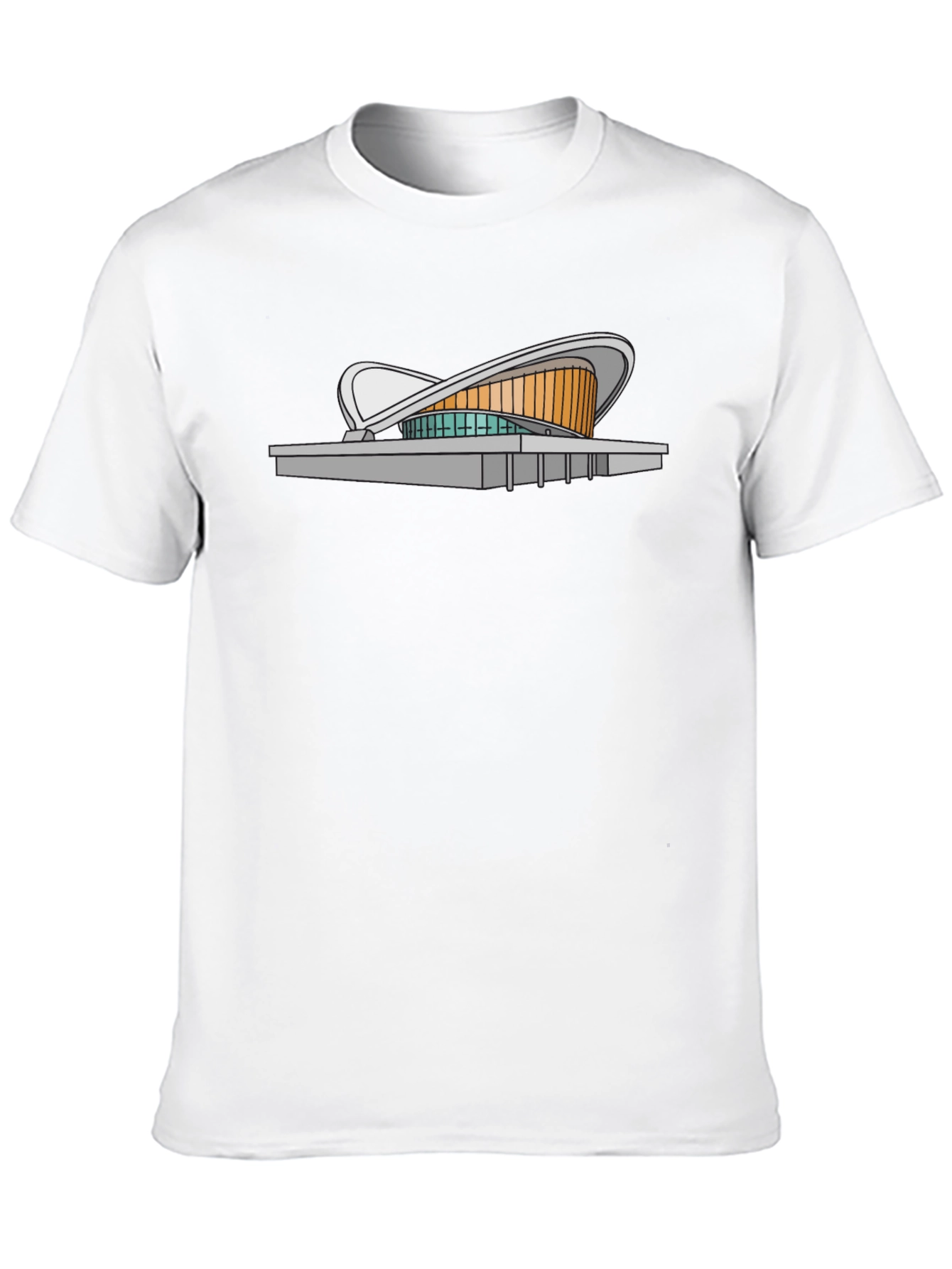 Modern Architecture Tee - Black Cotton Blend
