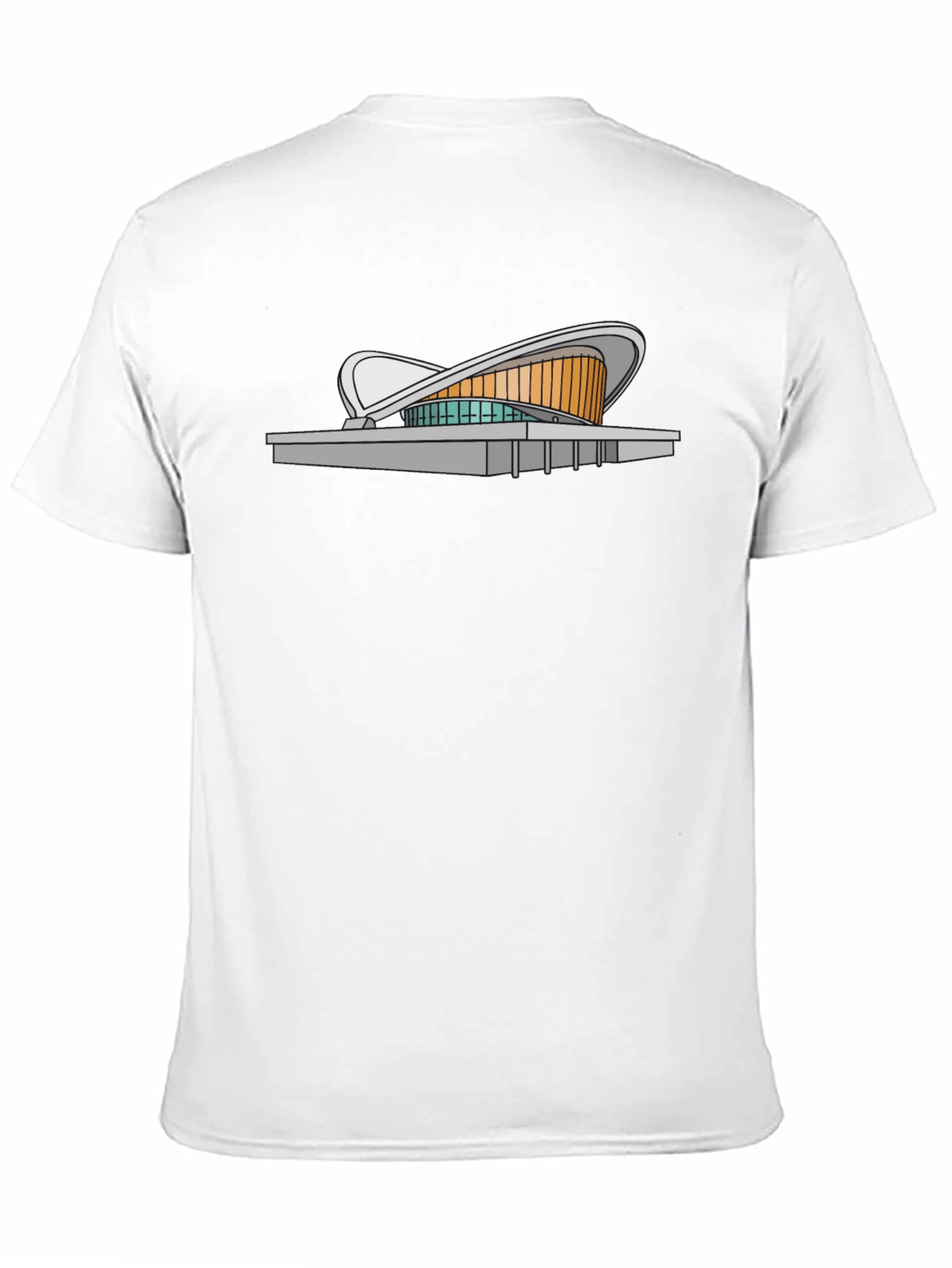 Modern Architecture Tee - Black Cotton Blend