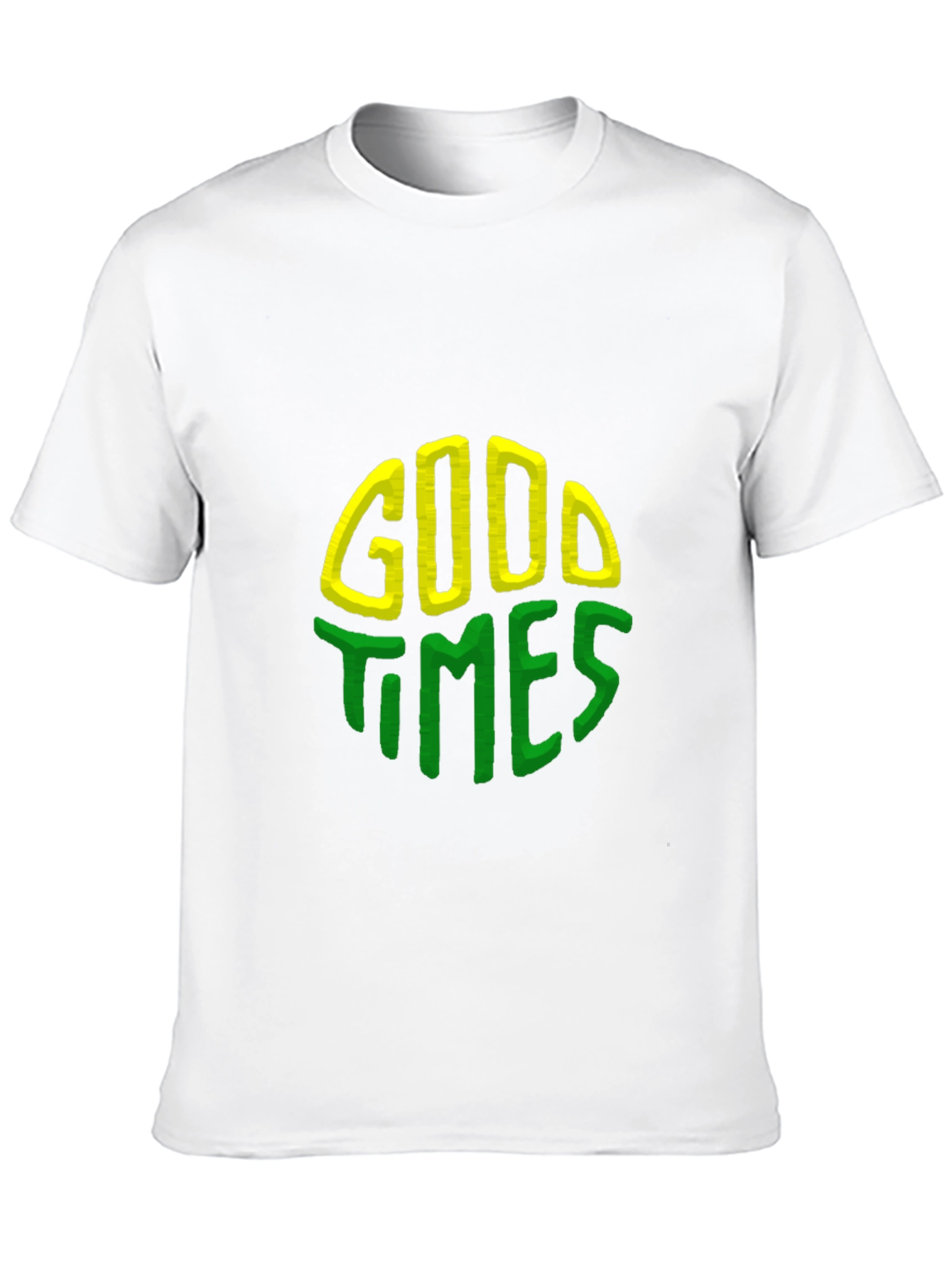 Good Times Graphic Tee - Black Crew Neck Shirt