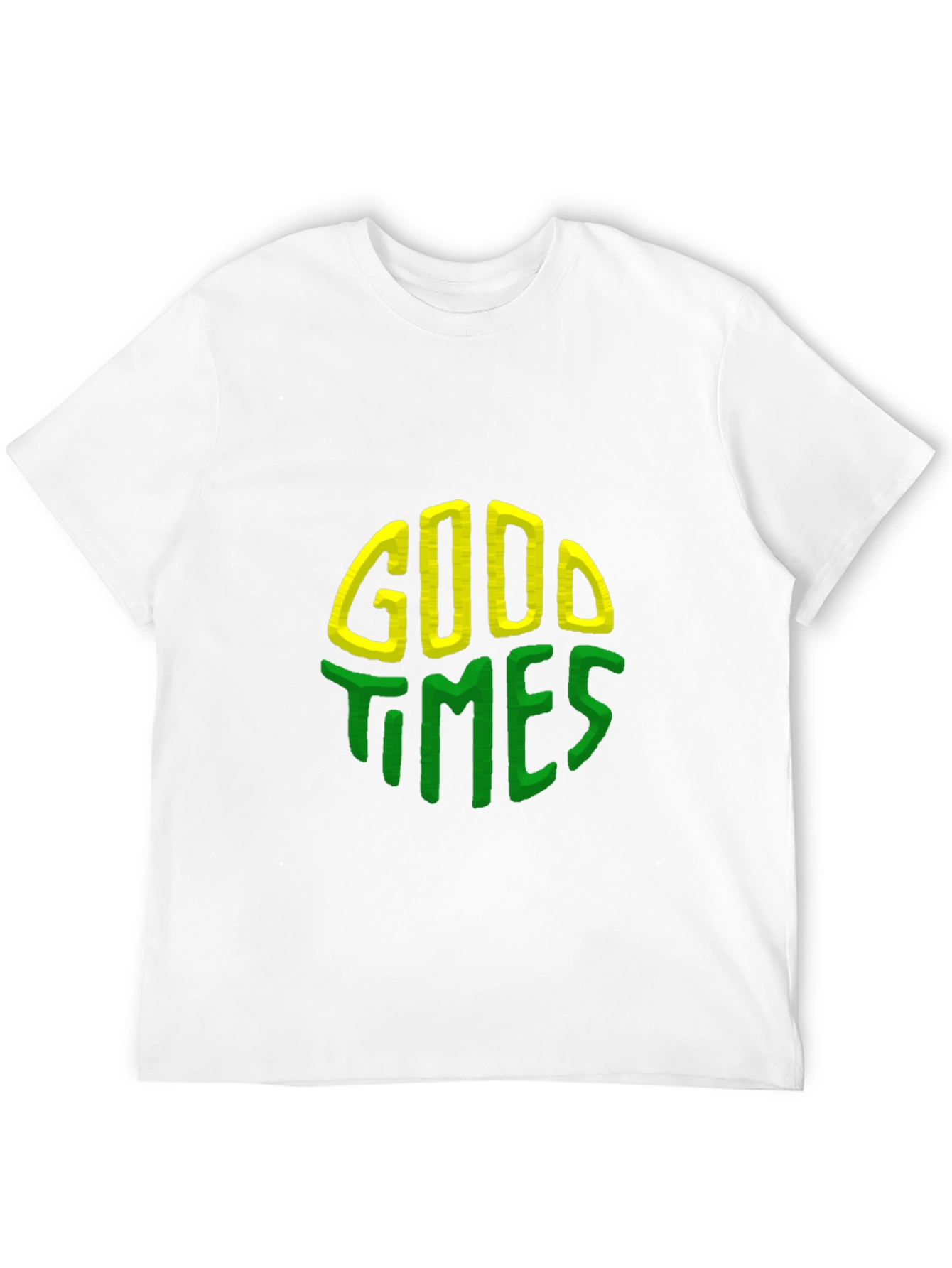 Good Times Graphic Tee - Black Crew Neck Shirt
